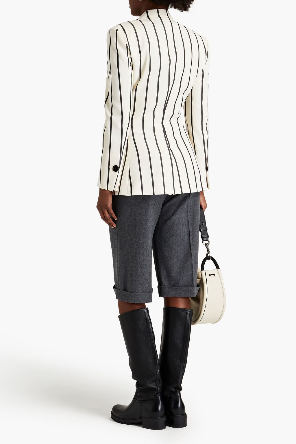 PROENZA SCHOULER 스트라이프 울 트윌 블레이저