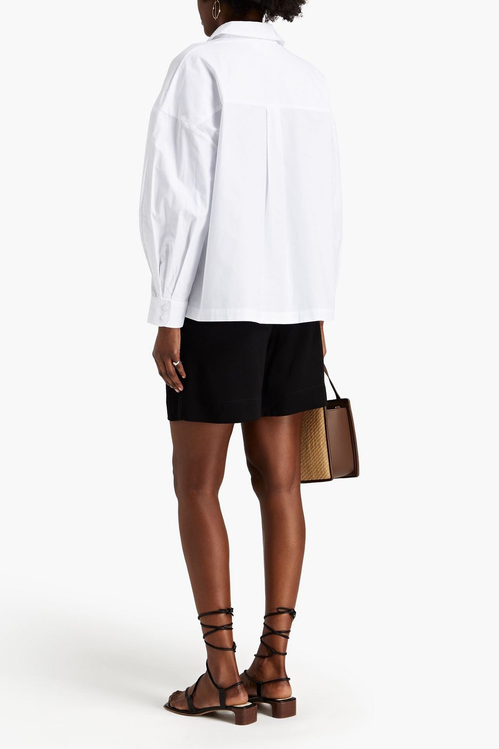 BA&SH Patrick cotton-poplin shirt