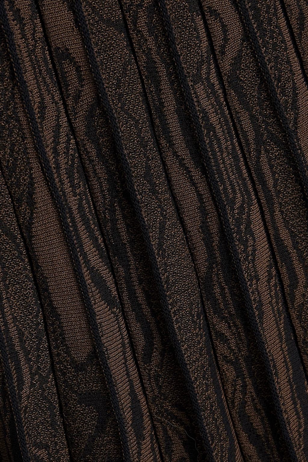 PROENZA SCHOULER Pleated jacquard-knit wool-blend midi skirt