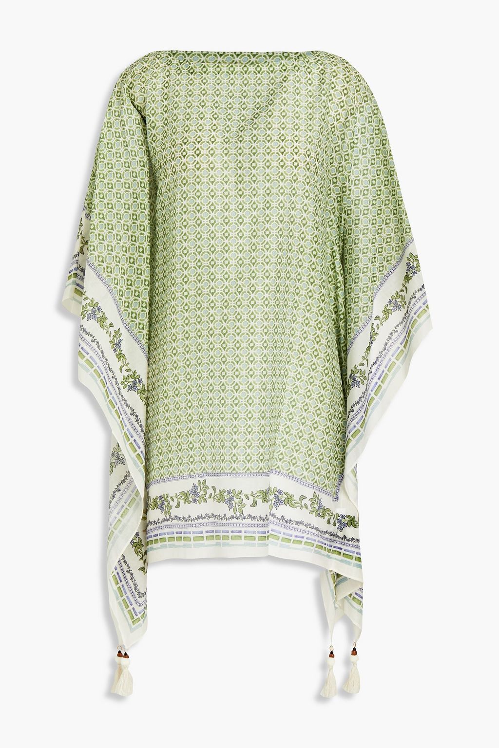 TORY BURCH Printed cotton and silk-blend voile tunic | Sale up to 70% off | THE OUTNET TORY BURCH Printed cotton and silk-blend voile tunic | Sale up to 70% off | THE OUTNET
