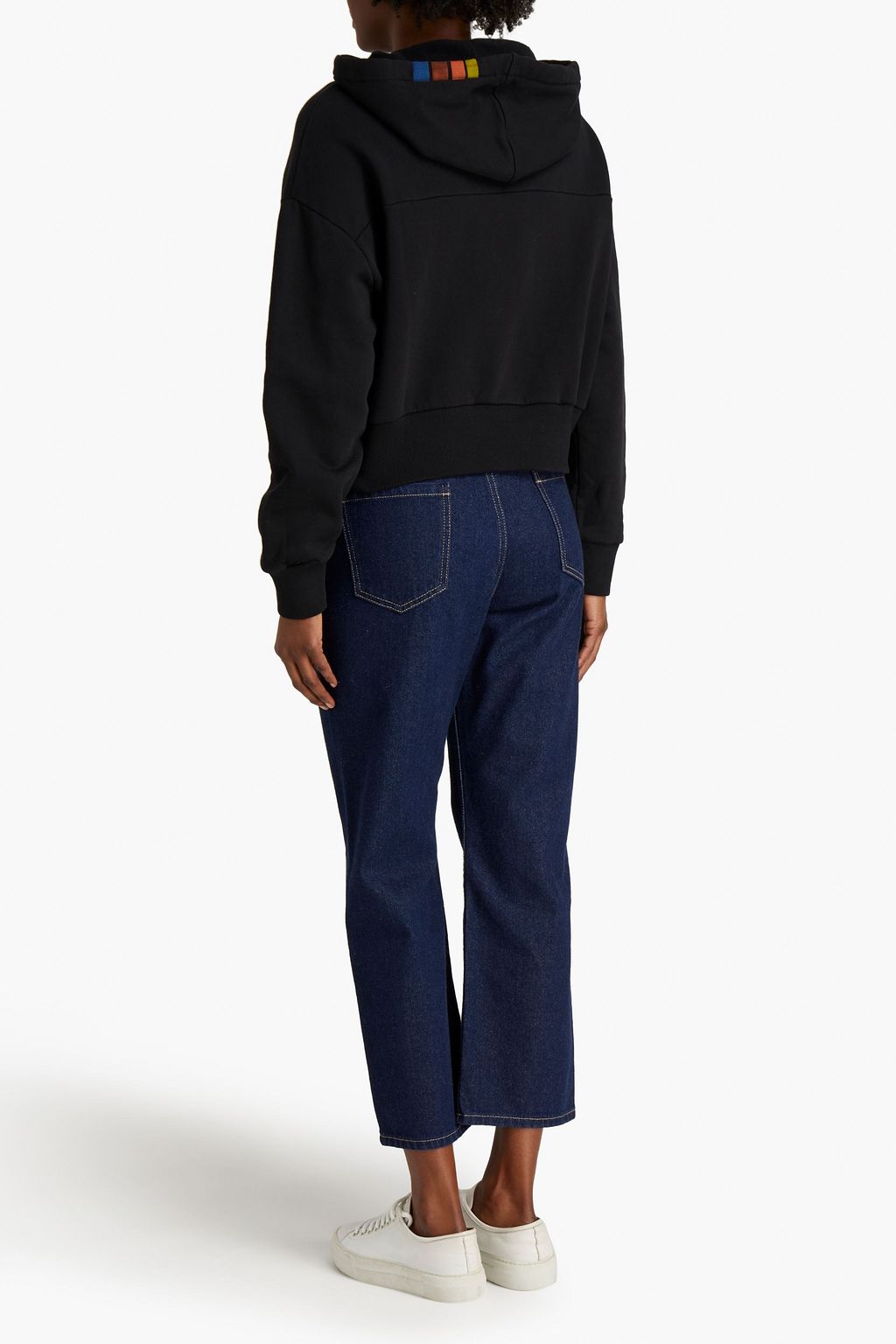 BA&SH Aurel cropped high-rise straight-leg jeans