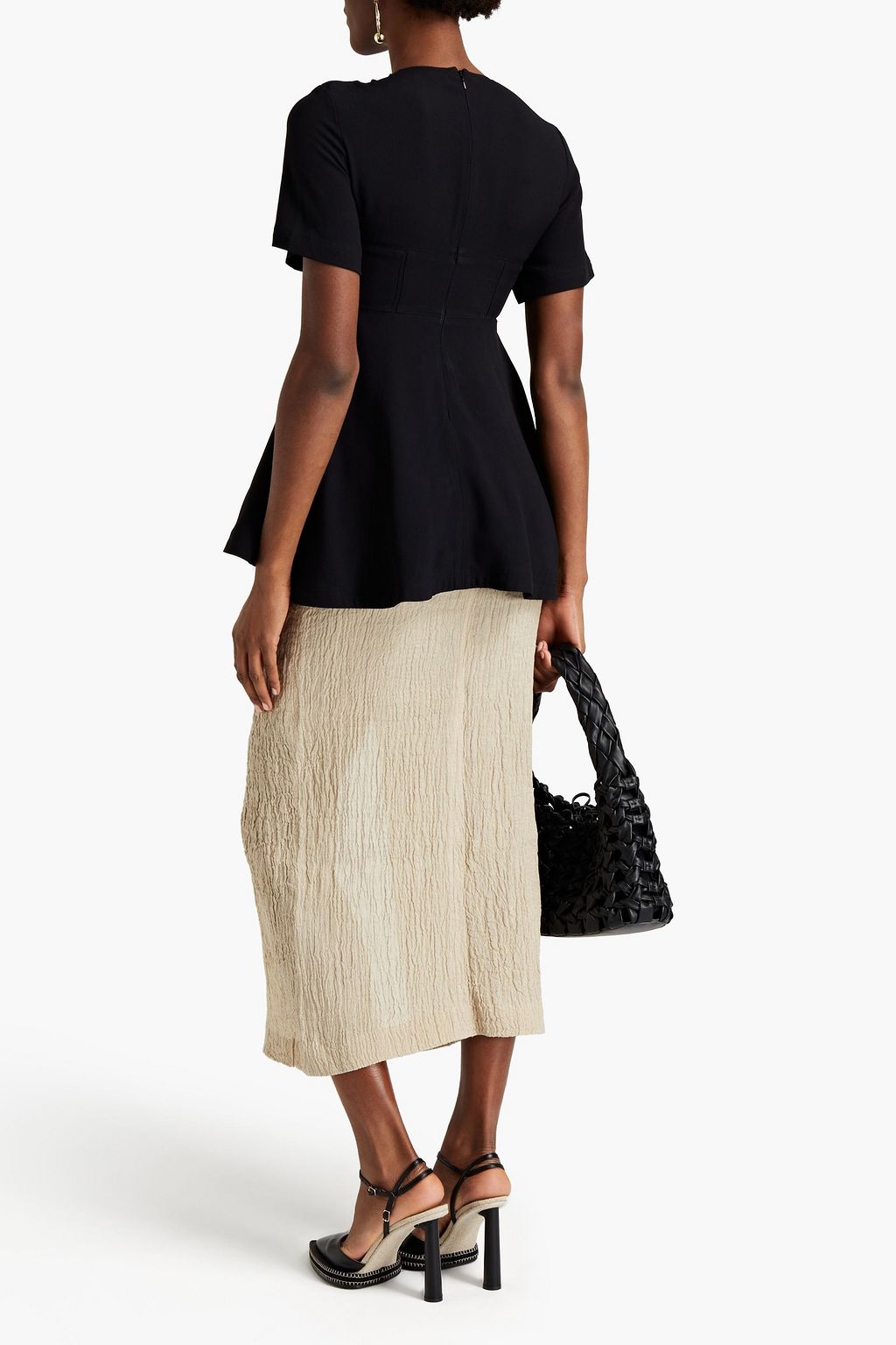 PROENZA SCHOULER Crepe peplum top