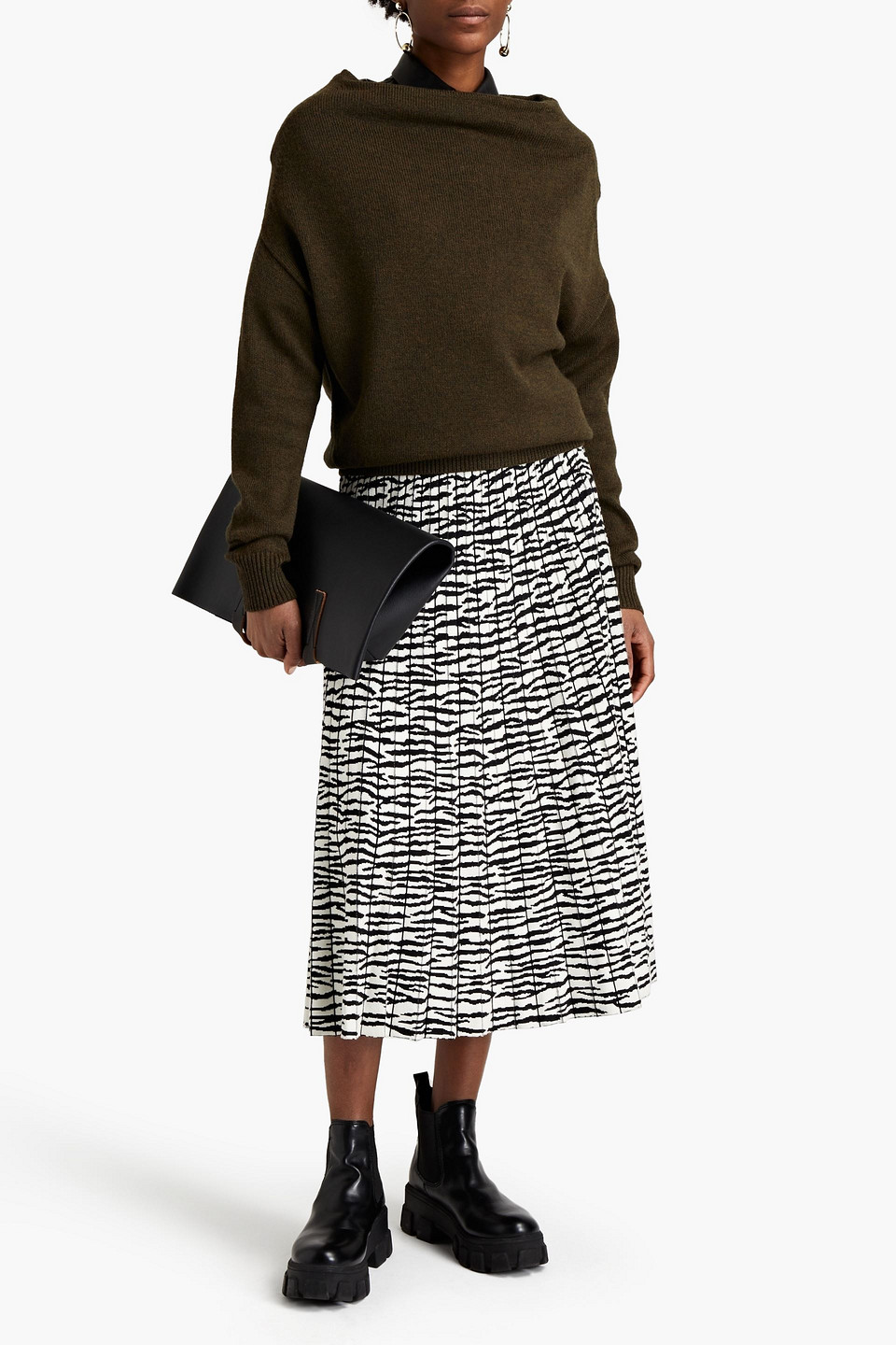 Proenza Schouler Merino Wool Jumper In Green