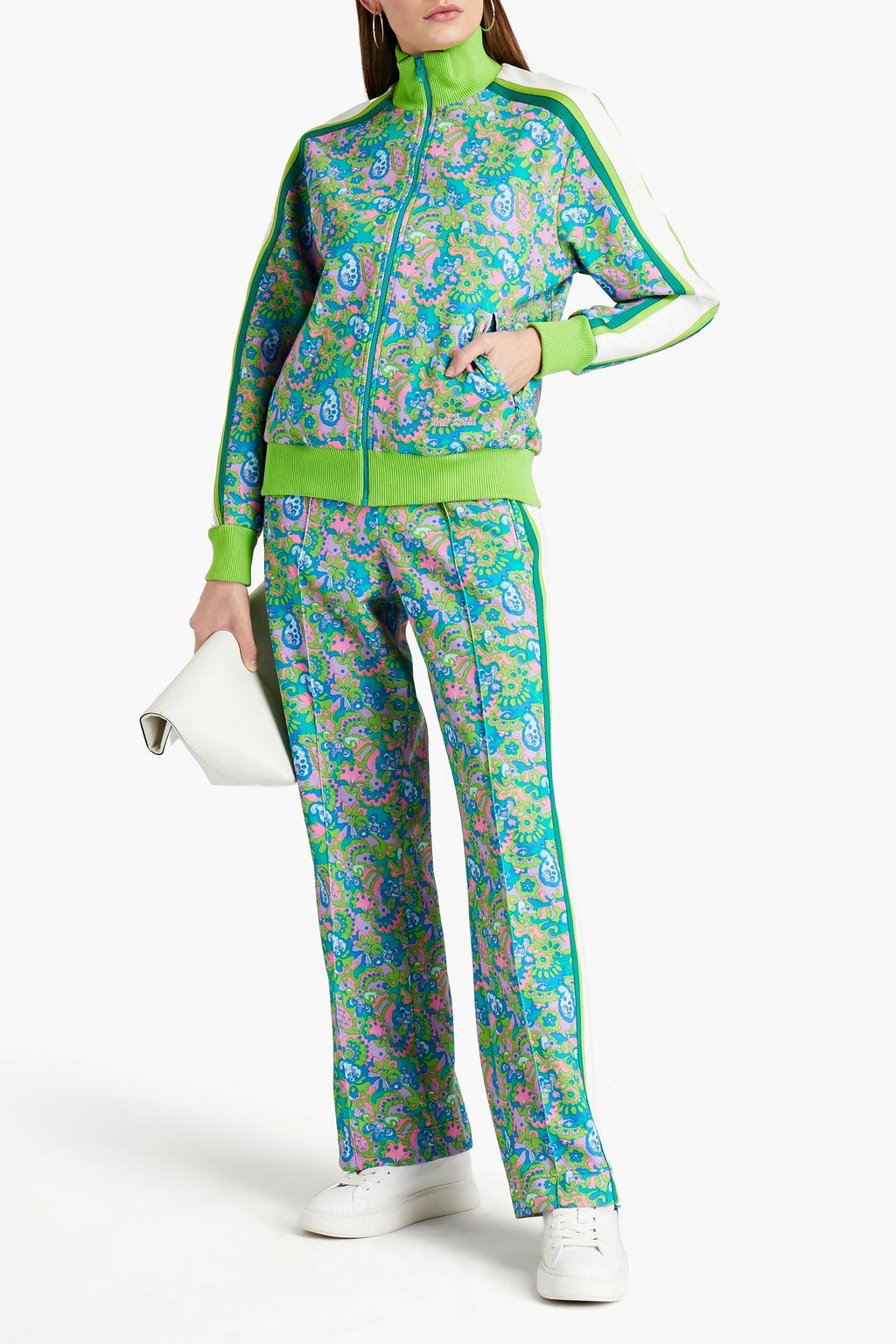 MARC JACOBS Paisley-print jersey track jacket