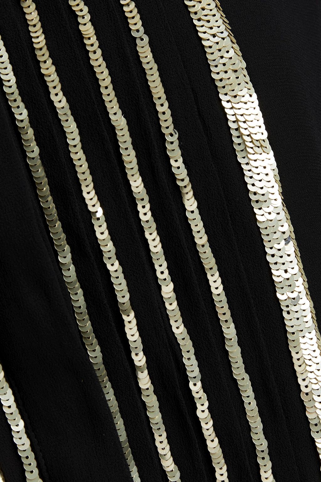 TEMPERLEY LONDON Sable sequin embellished georgette shirt