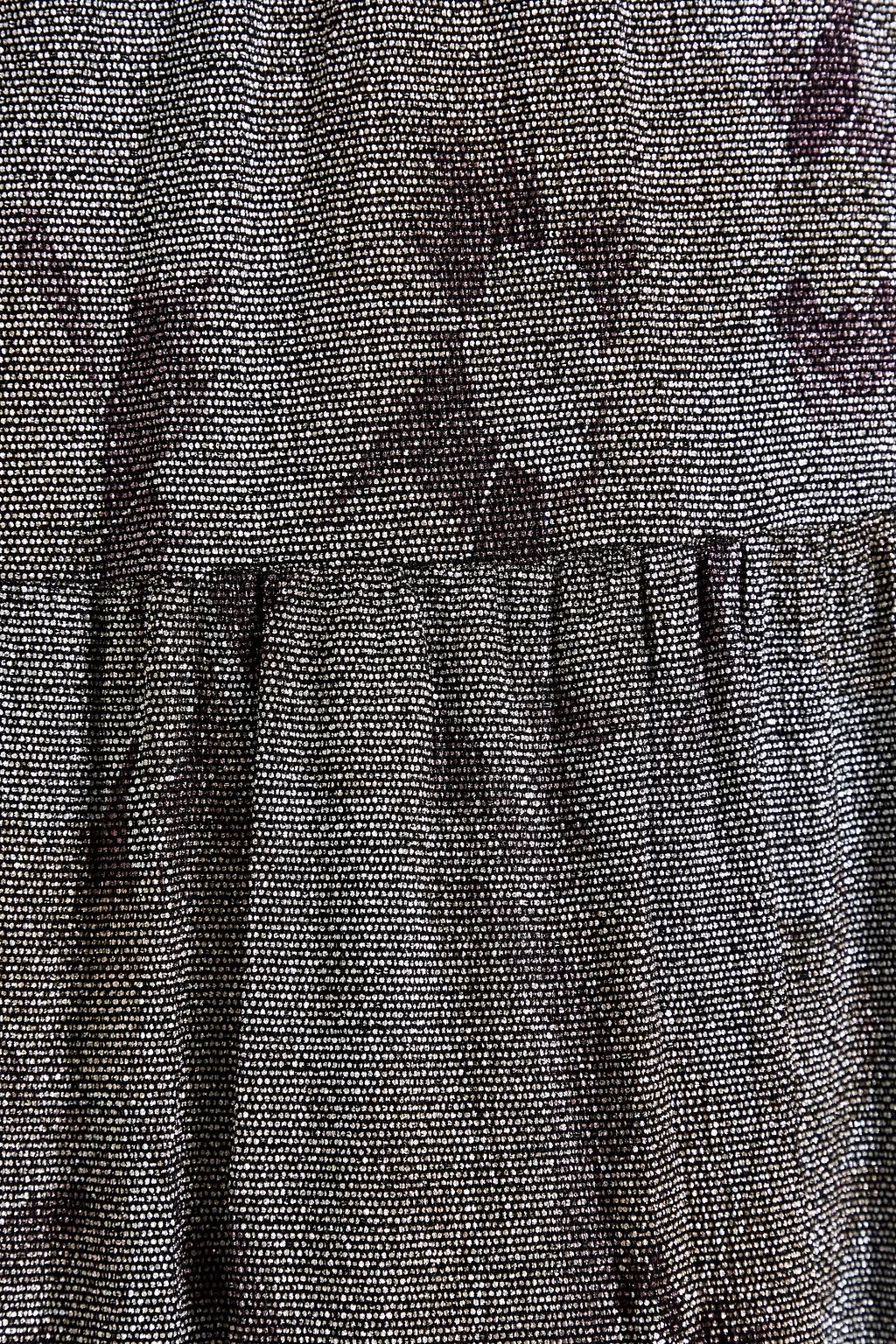 BA&SH Liha tiered metallic floral-print mesh maxi dress