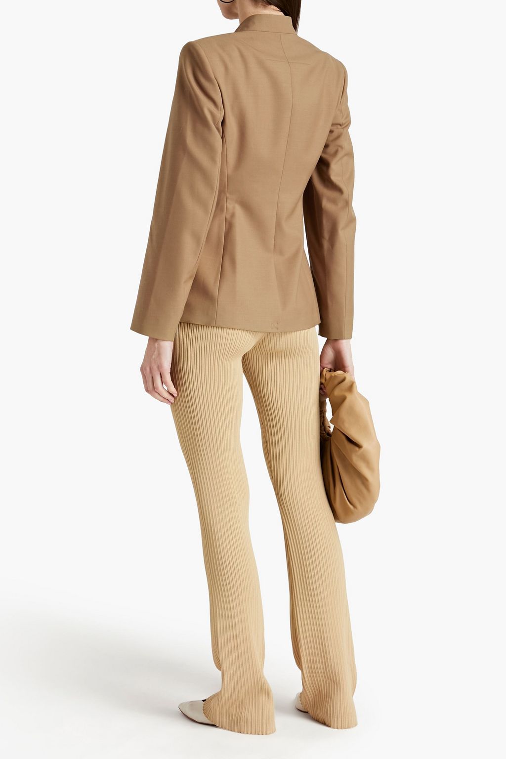 RODEBJER Aiago pleated twill blazer