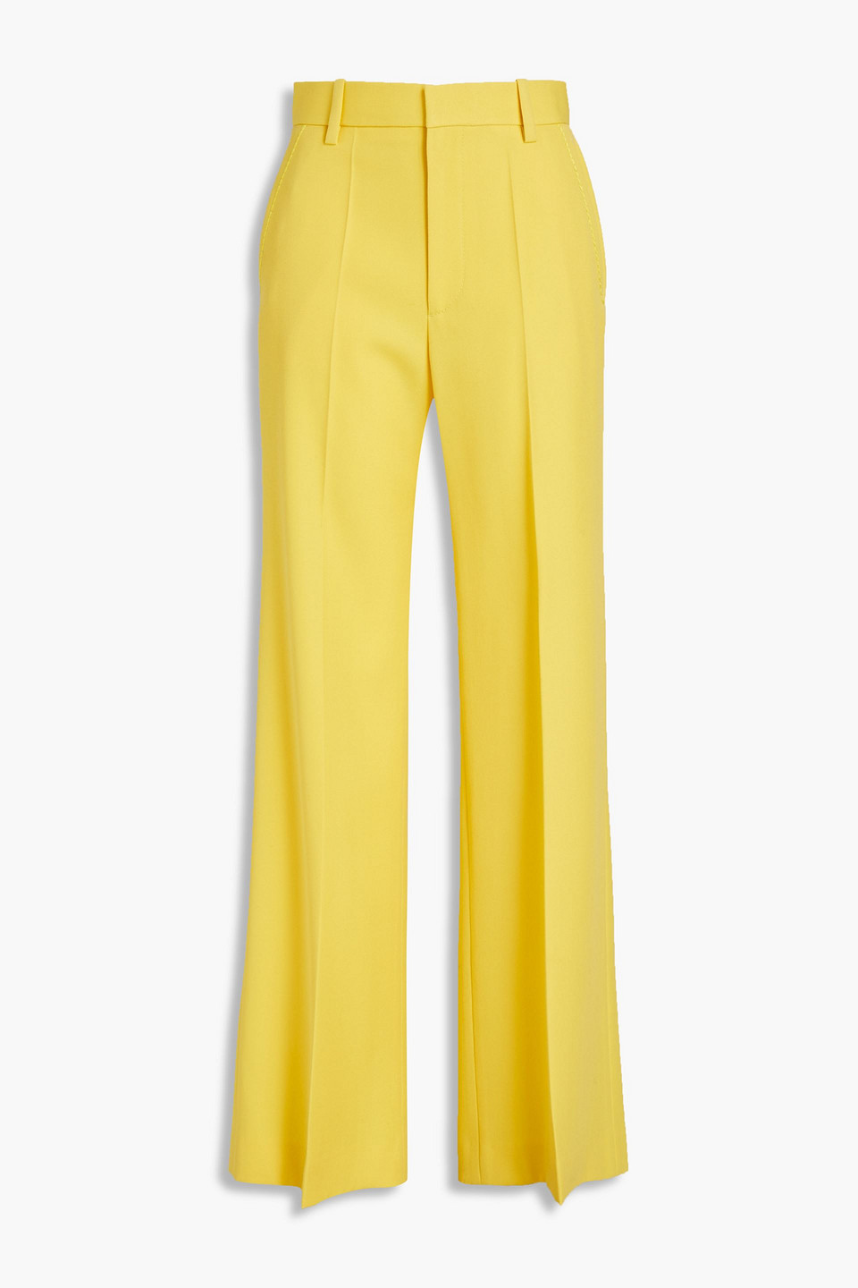 Marc Jacobs Woman Wool-twill Wide-leg Pants Yellow Size 8