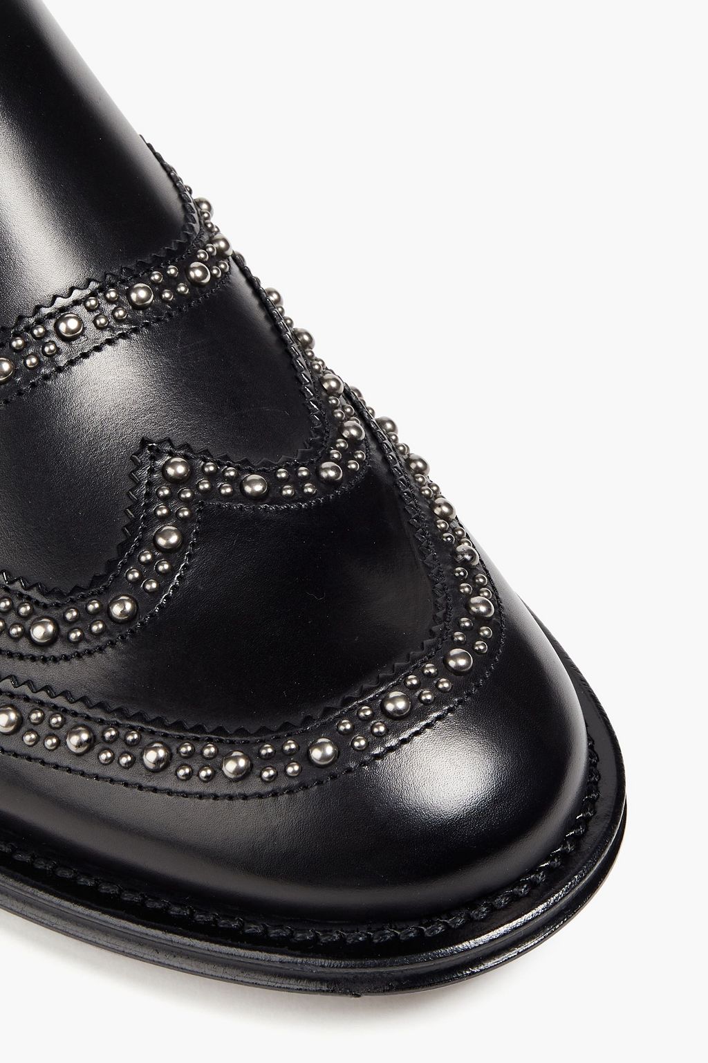 DOLCE&GABBANA Studded leather Chelsea boots