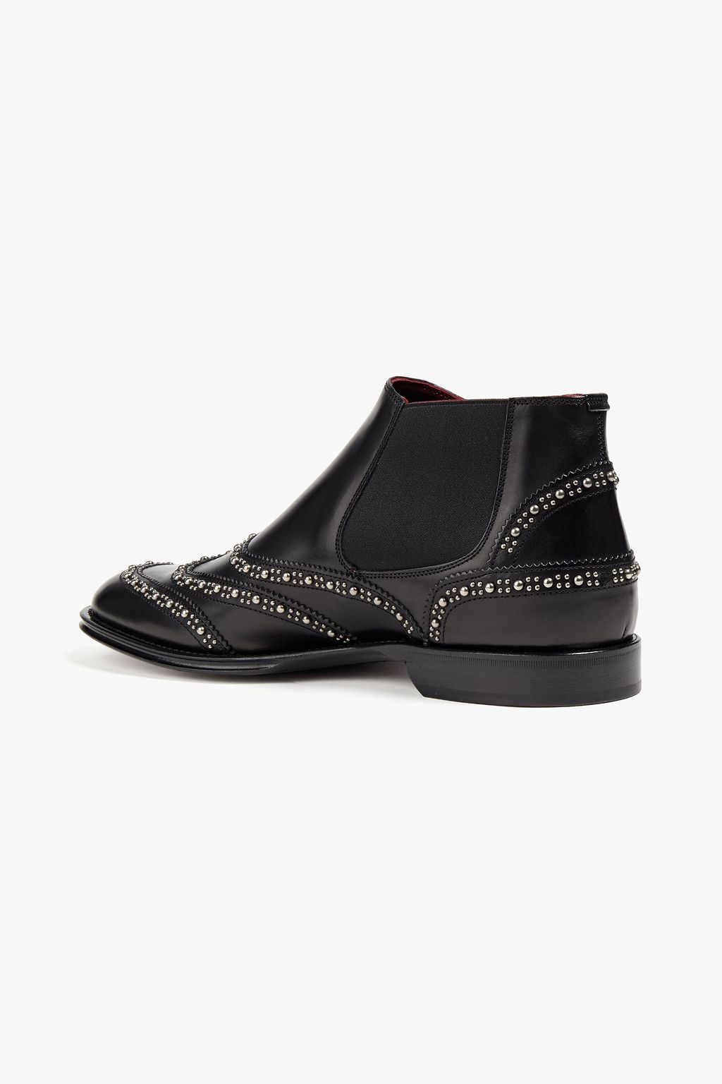 DOLCE&GABBANA Studded leather Chelsea boots