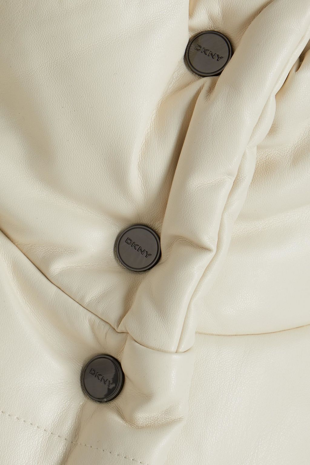 DKNY Quilted faux leather jacket