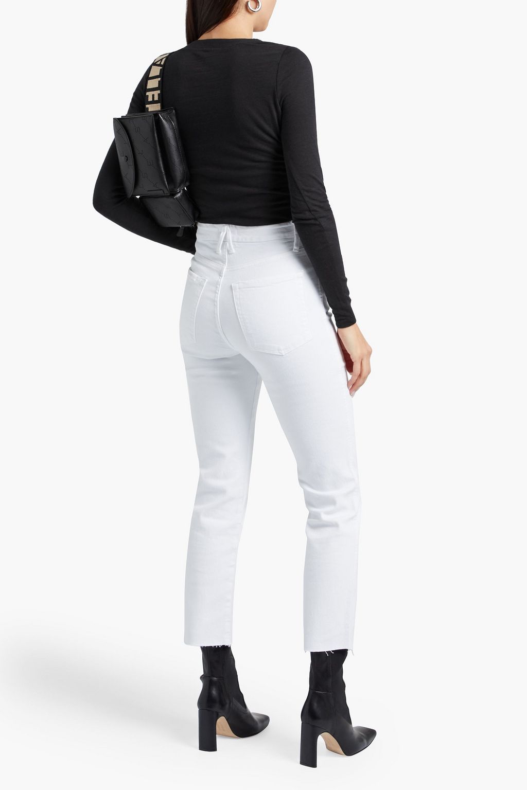 THE RANGE Slub cotton-blend jersey top
