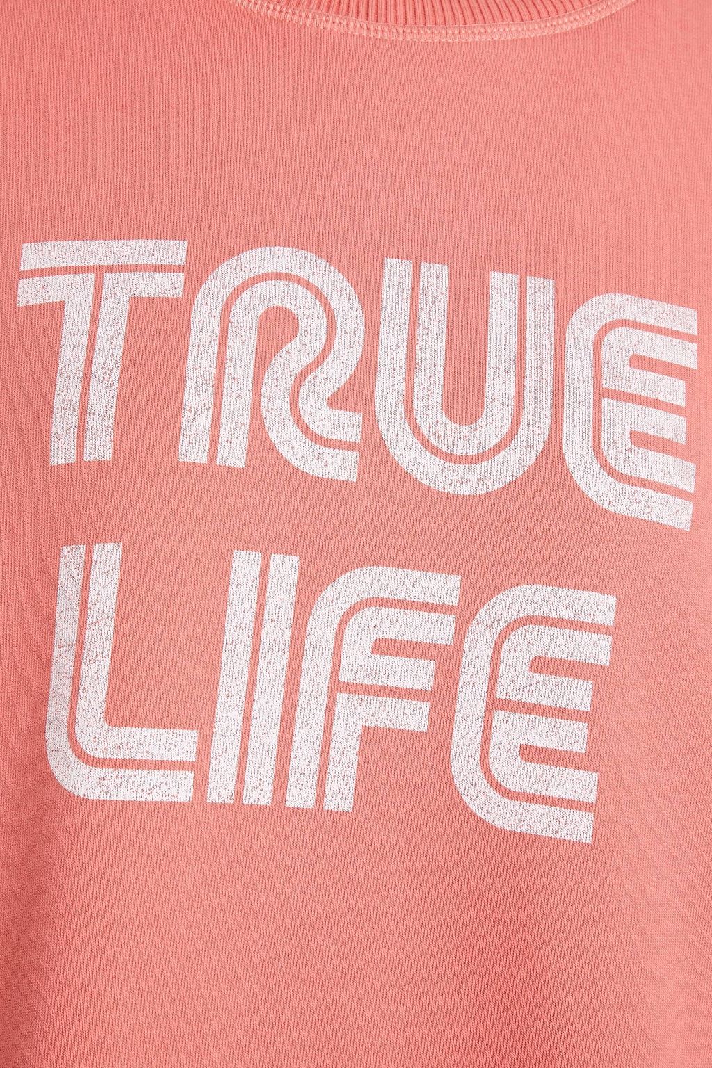BA&SH Tarah printed French cotton-terry sweatshirt