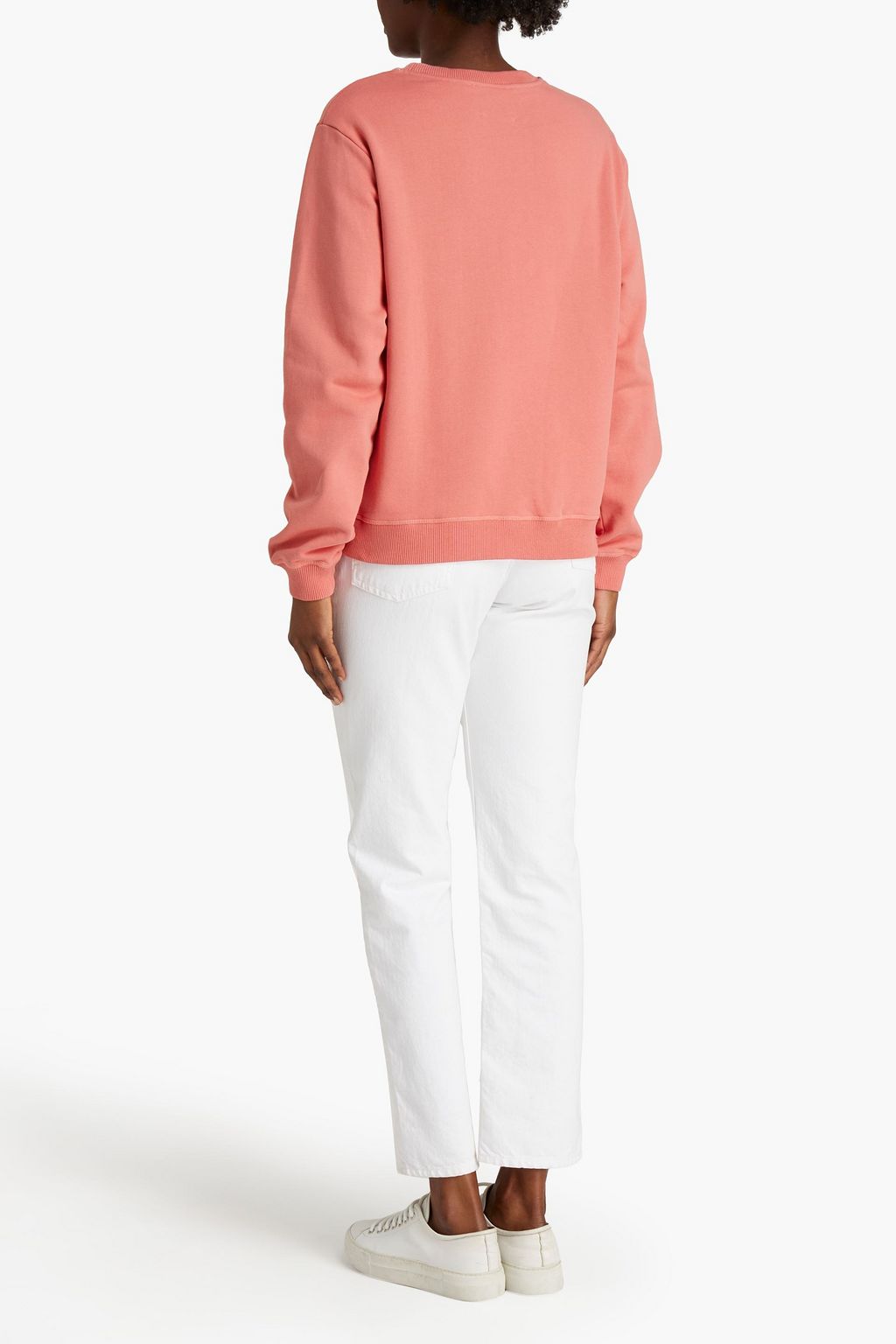 BA&SH Tarah printed French cotton-terry sweatshirt