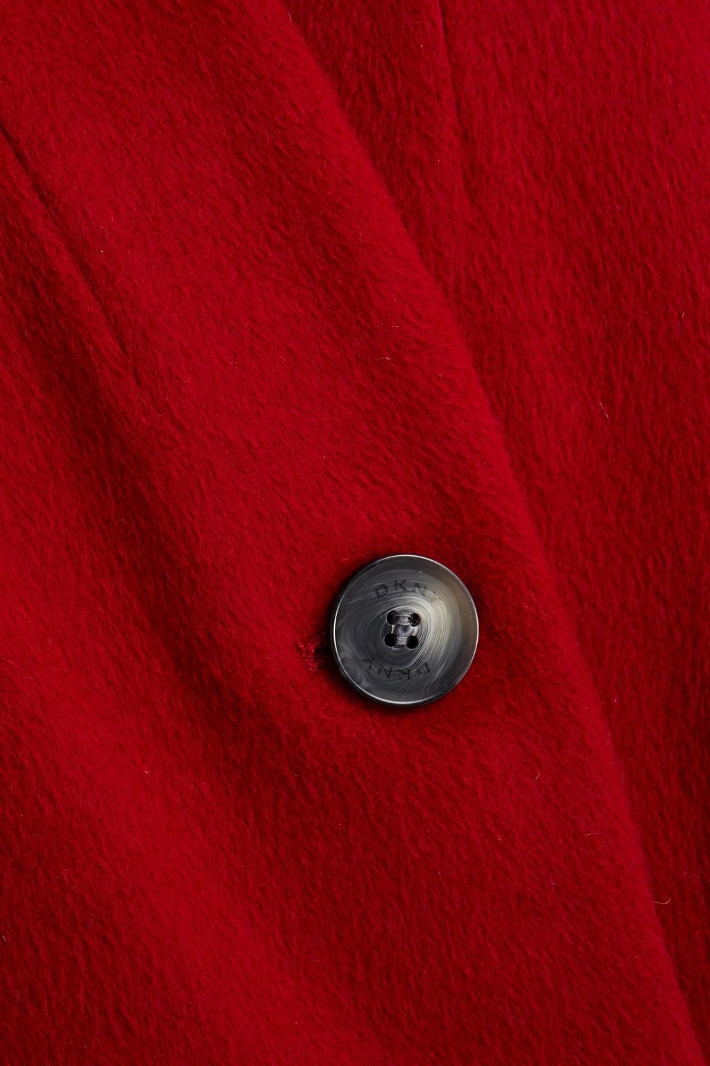 DKNY Brushed wool-blend felt coat