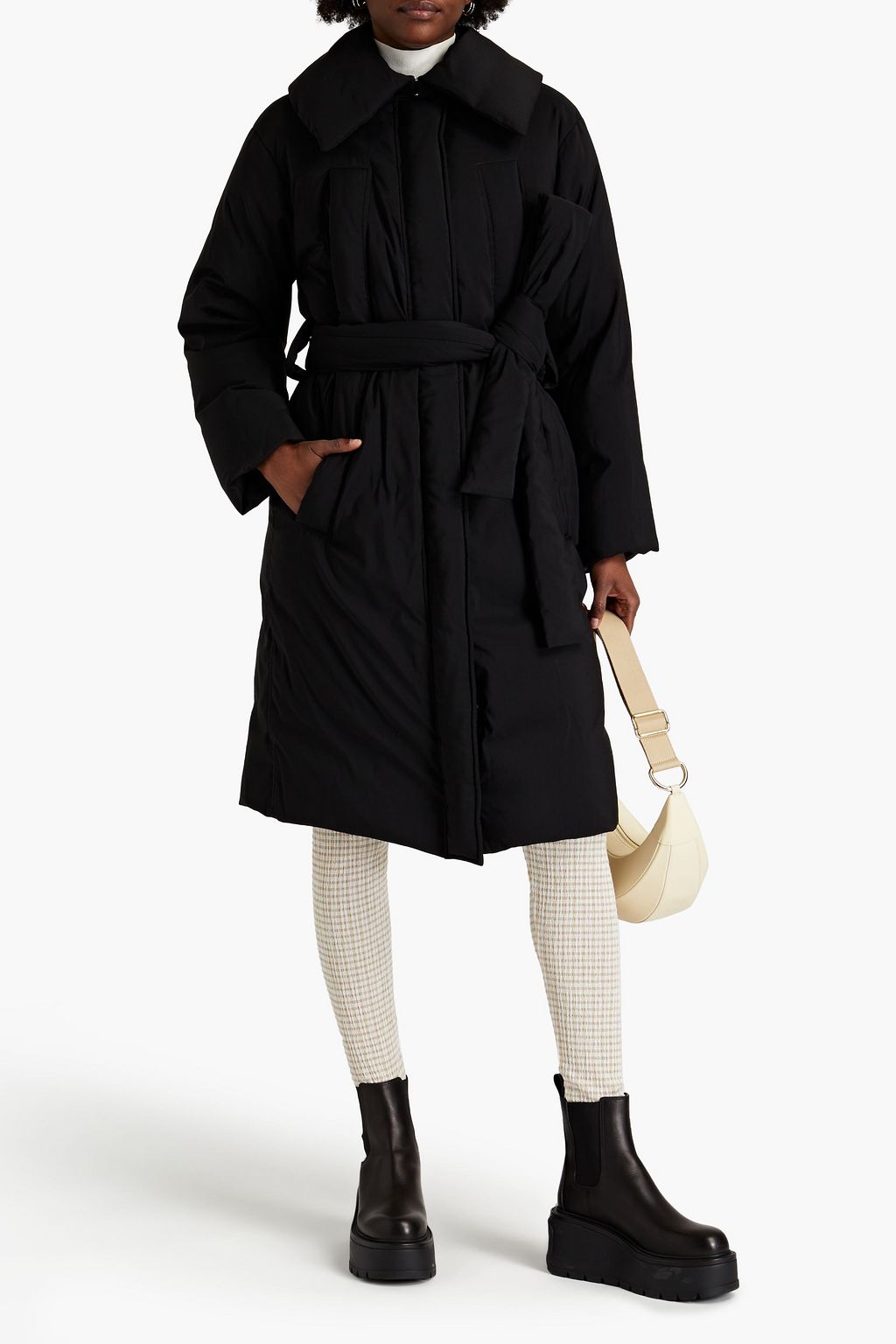 PROENZA SCHOULER Belted wool-blend coat