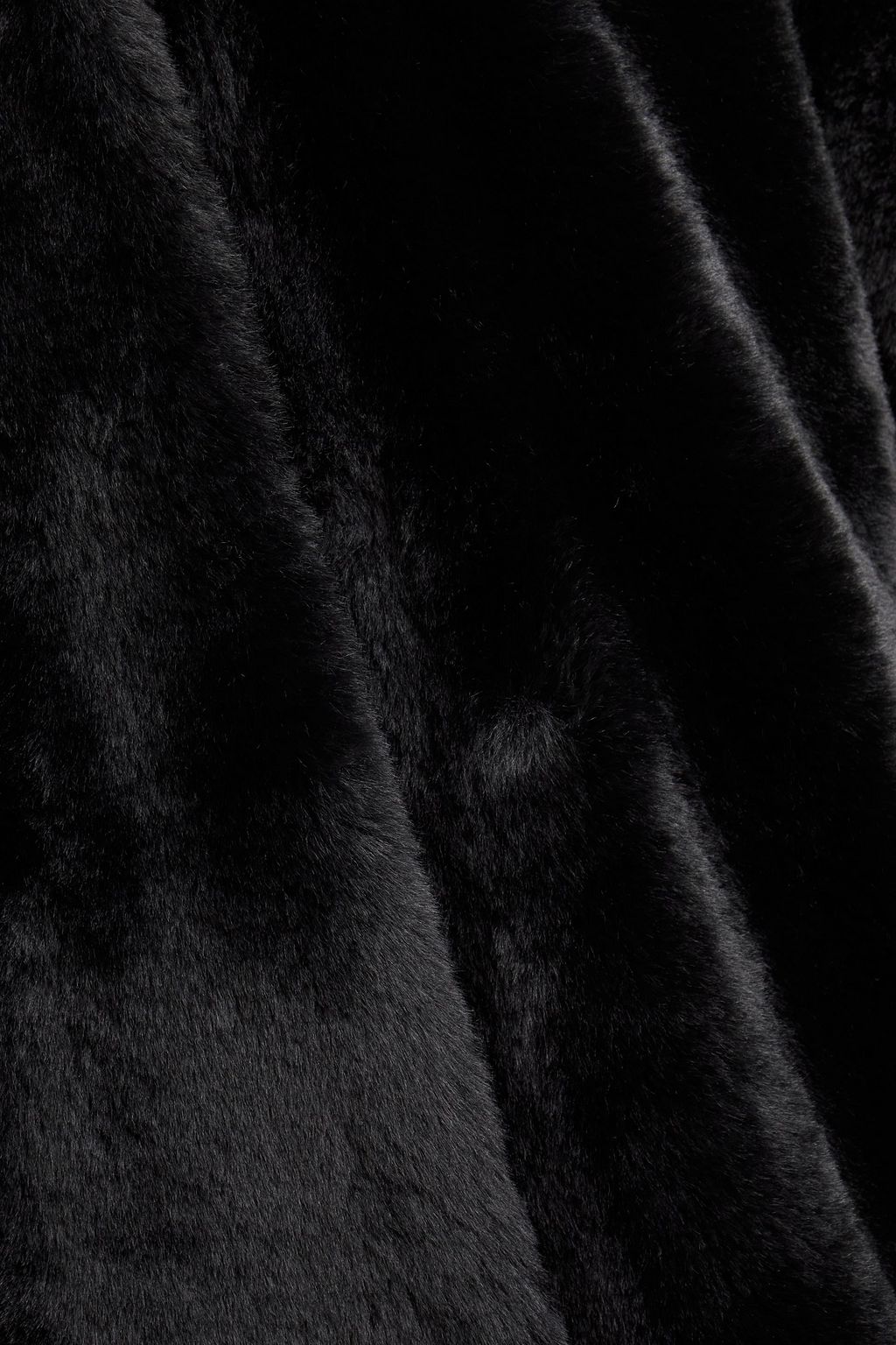 DKNY Faux fur hooded coat