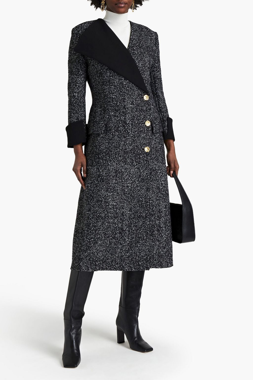 PROENZA SCHOULER Herringbone bouclé coat