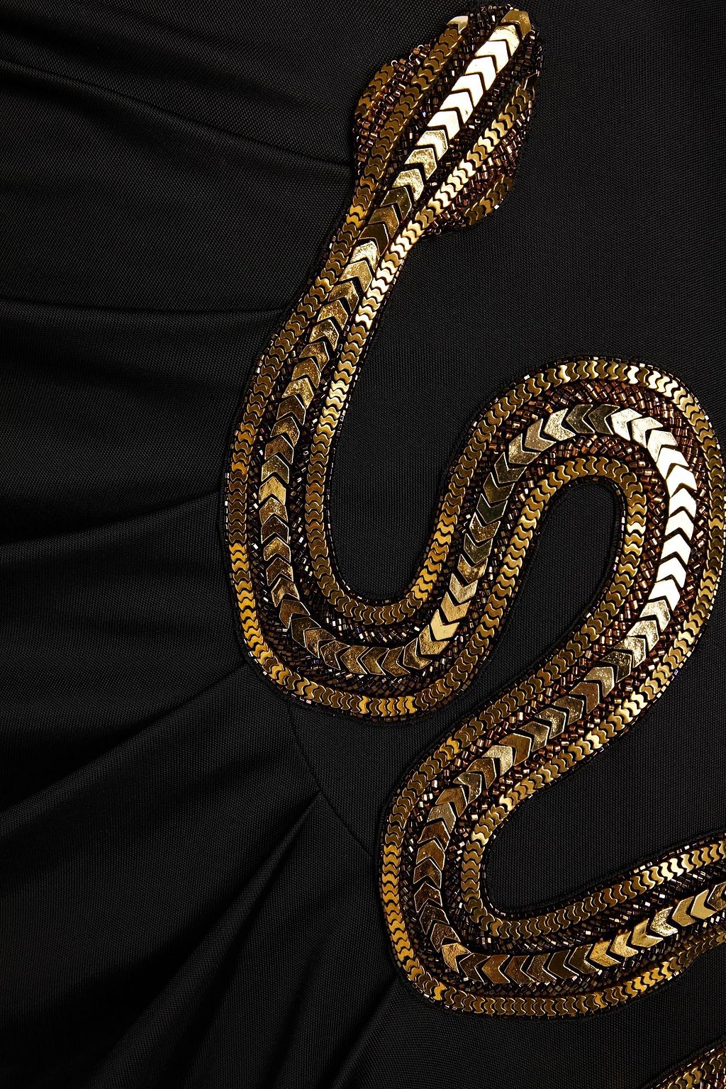 ROBERTO CAVALLI Embellished satin-jersey maxi skirt
