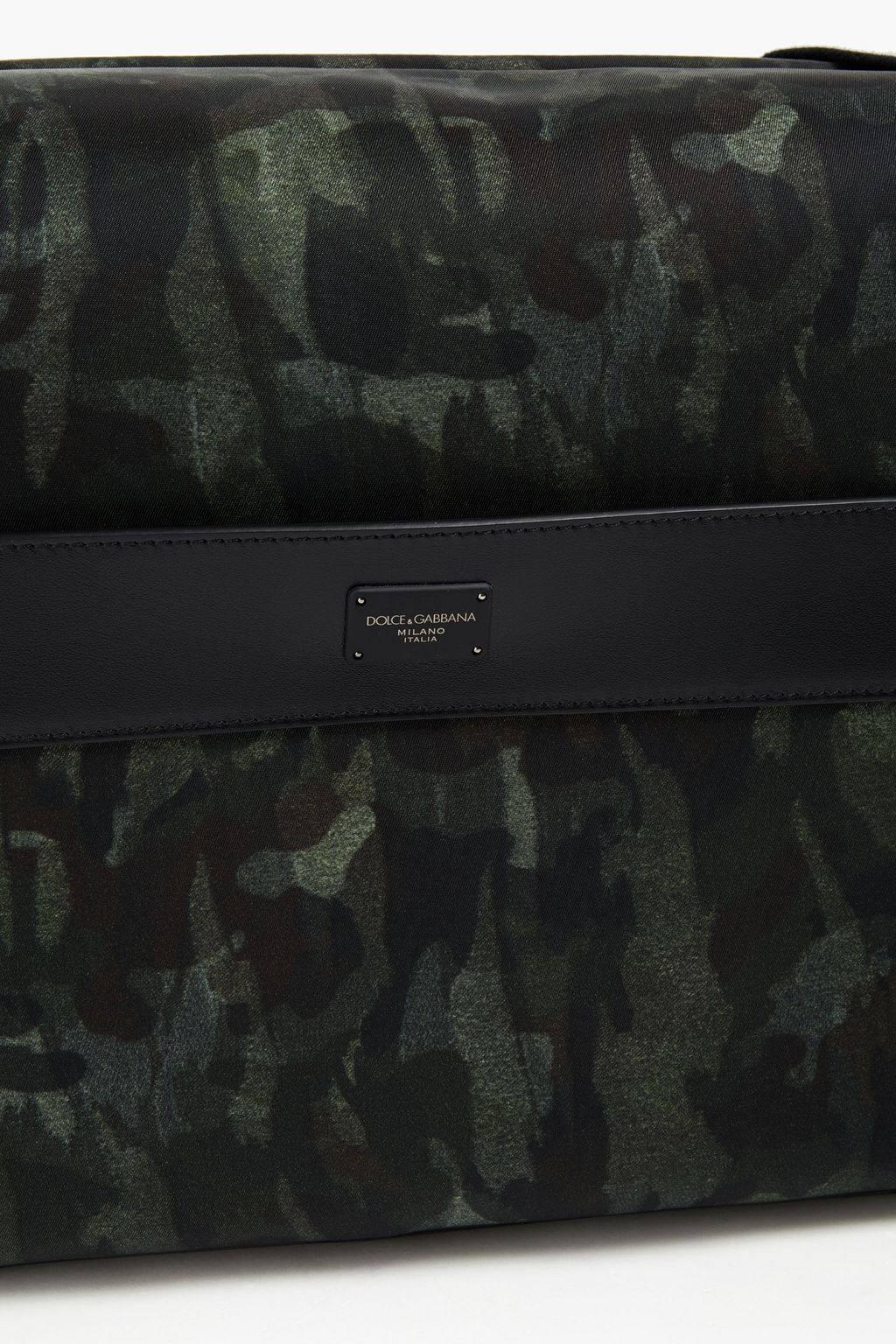 DOLCE&GABBANA Camouflage-print shell messenger bag