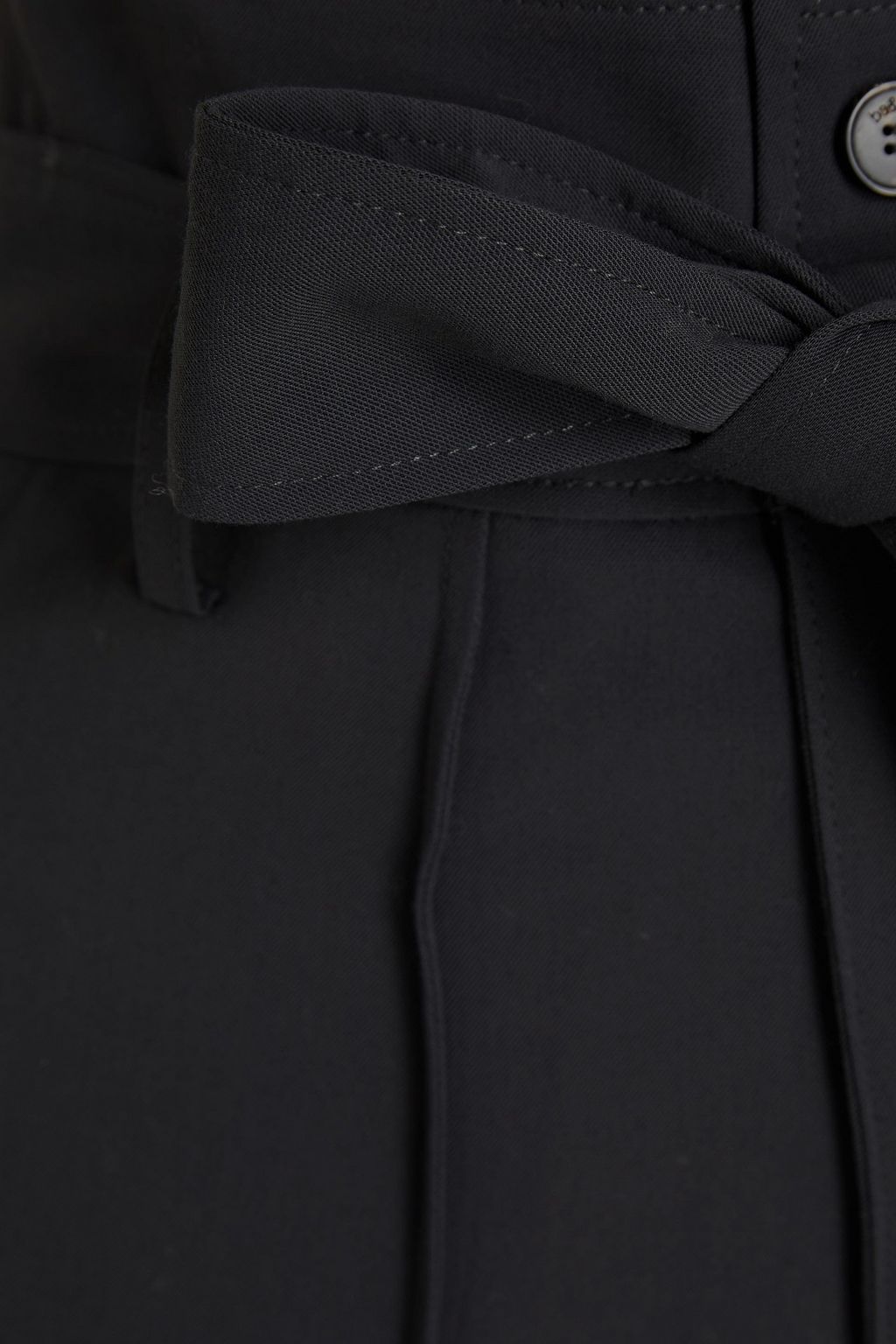 BA&SH Maurice belted piqué tapered pants