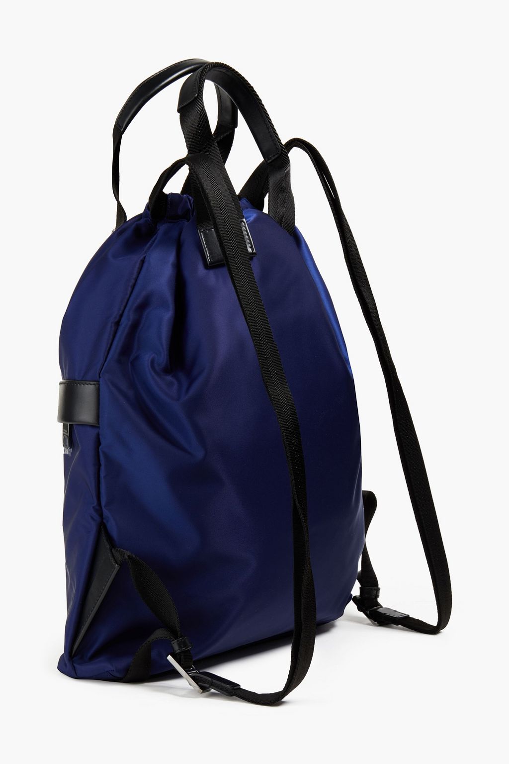 DOLCE&GABBANA Logo-appliquéd satin backpack