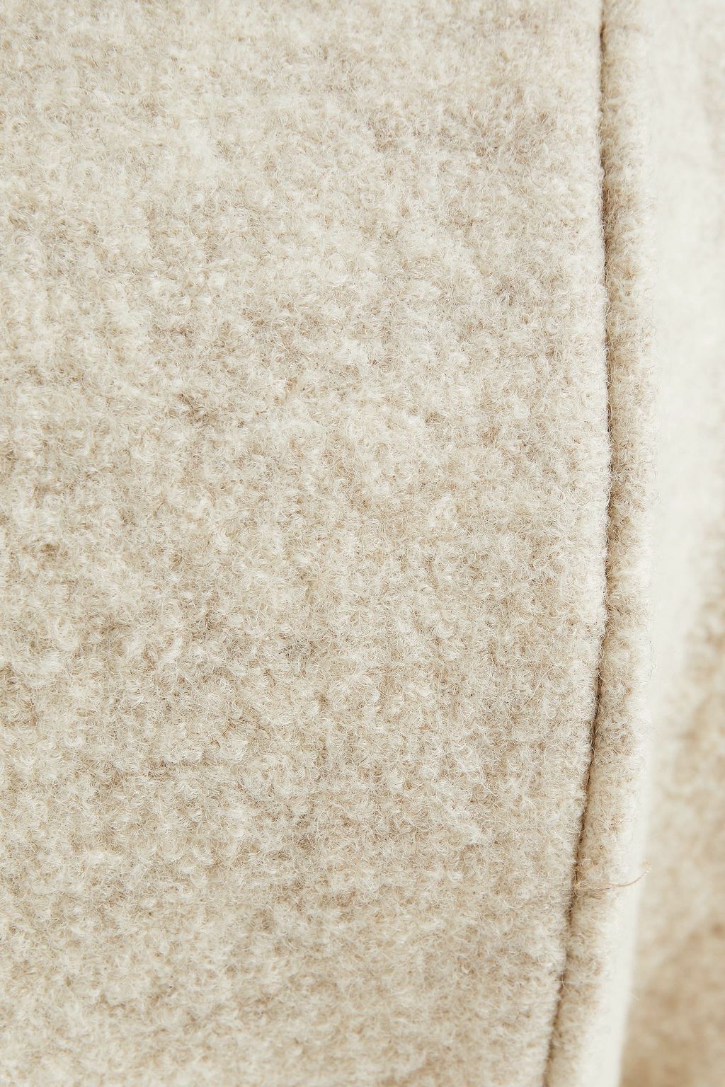BA&SH Come belted mélange wool-felt coat