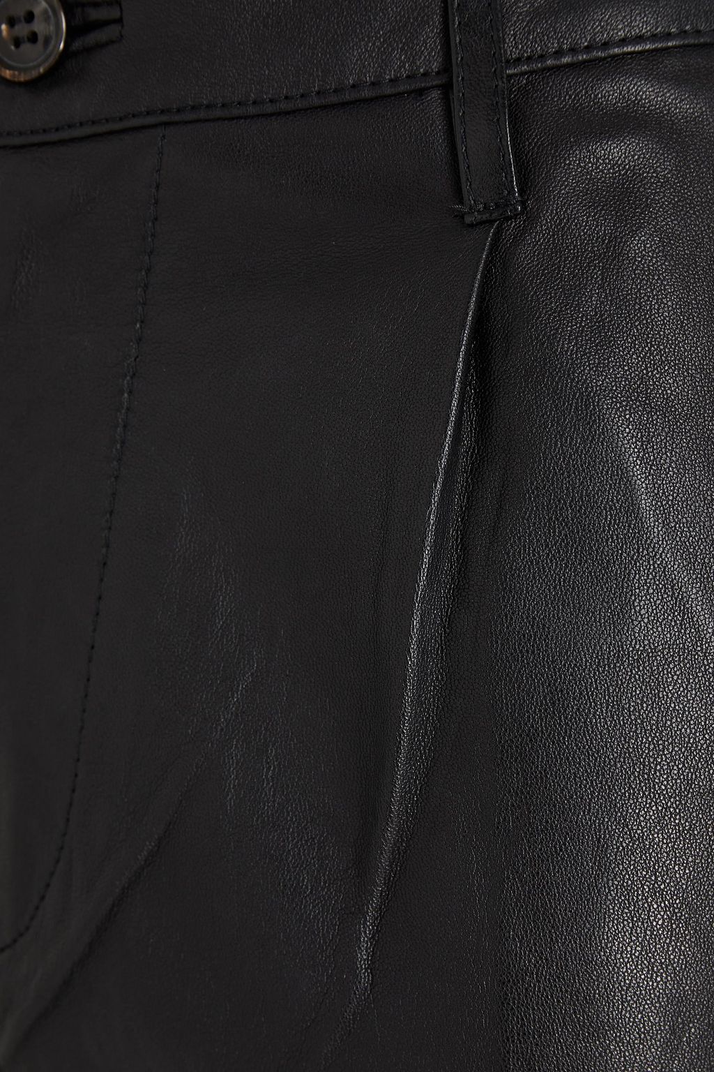 BA&SH Kary leather tapered pants