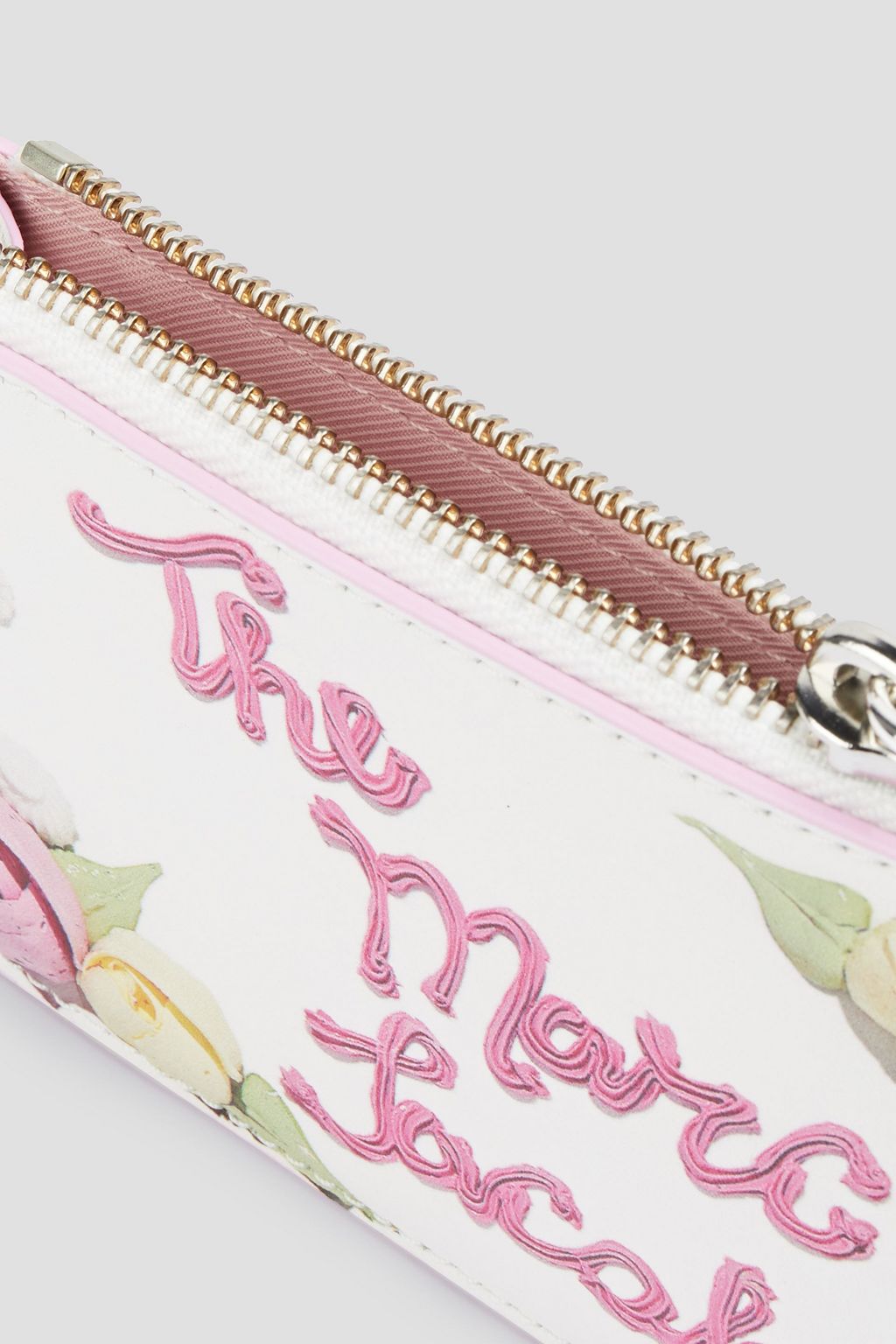 MARC JACOBS Printed leather cardholder