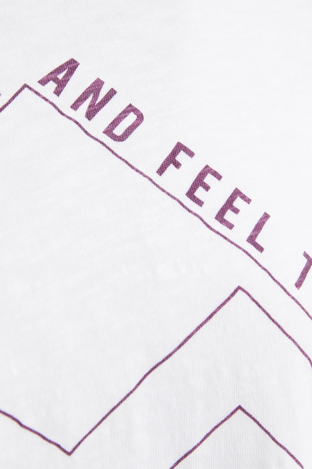 BA&SH Vallea slub printed cotton-jersey T-shirt