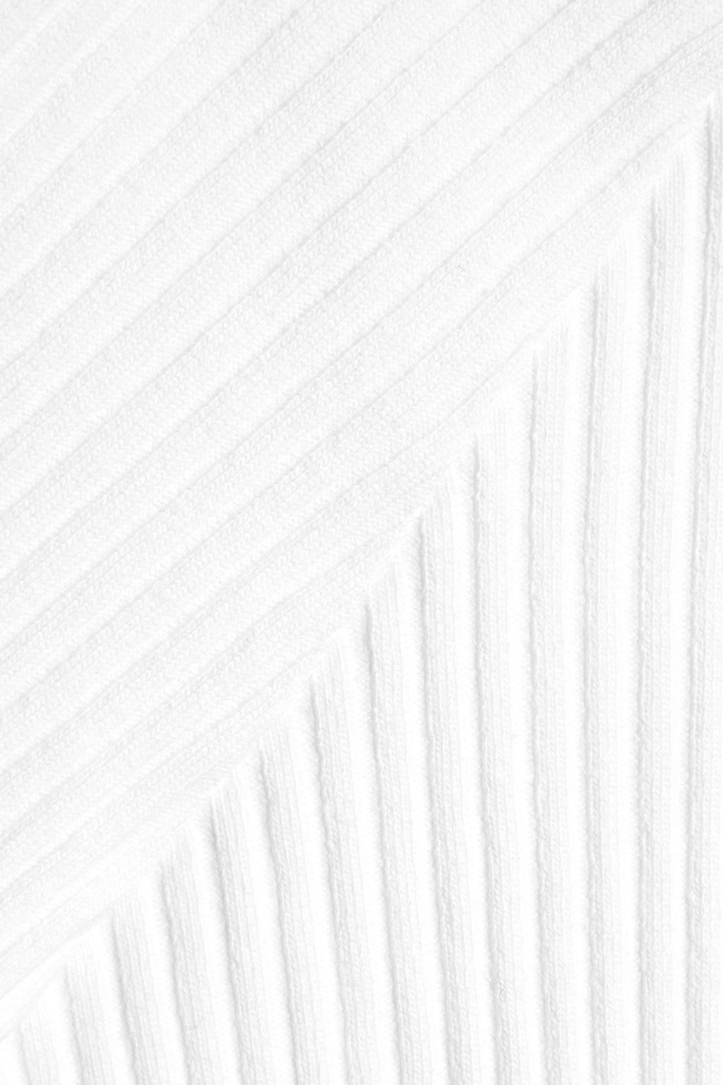 THE RANGE Ribbed cotton-blend hoodie