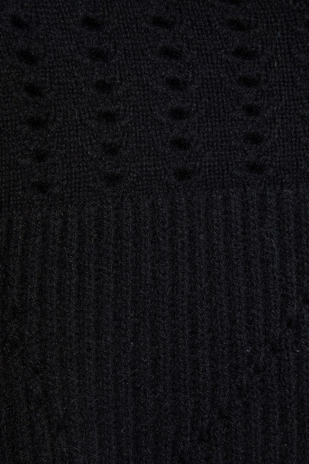CAROLINA HERRERA Pointelle-knit cashmere sweater