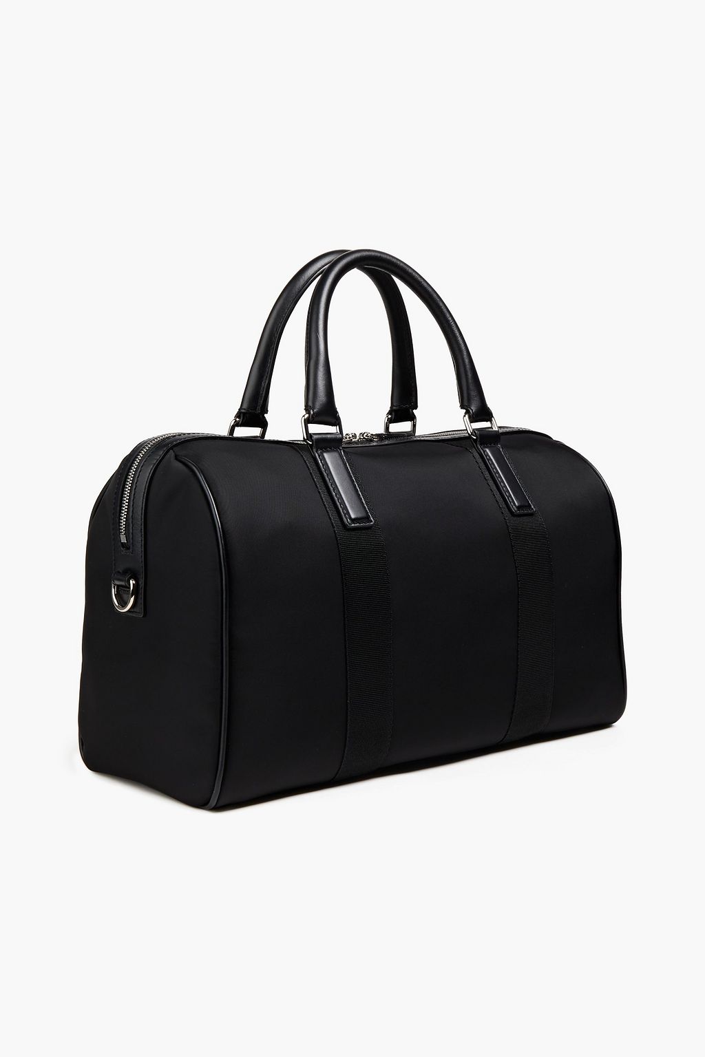 DOLCE&GABBANA Leather-trimmed shell weekend bag