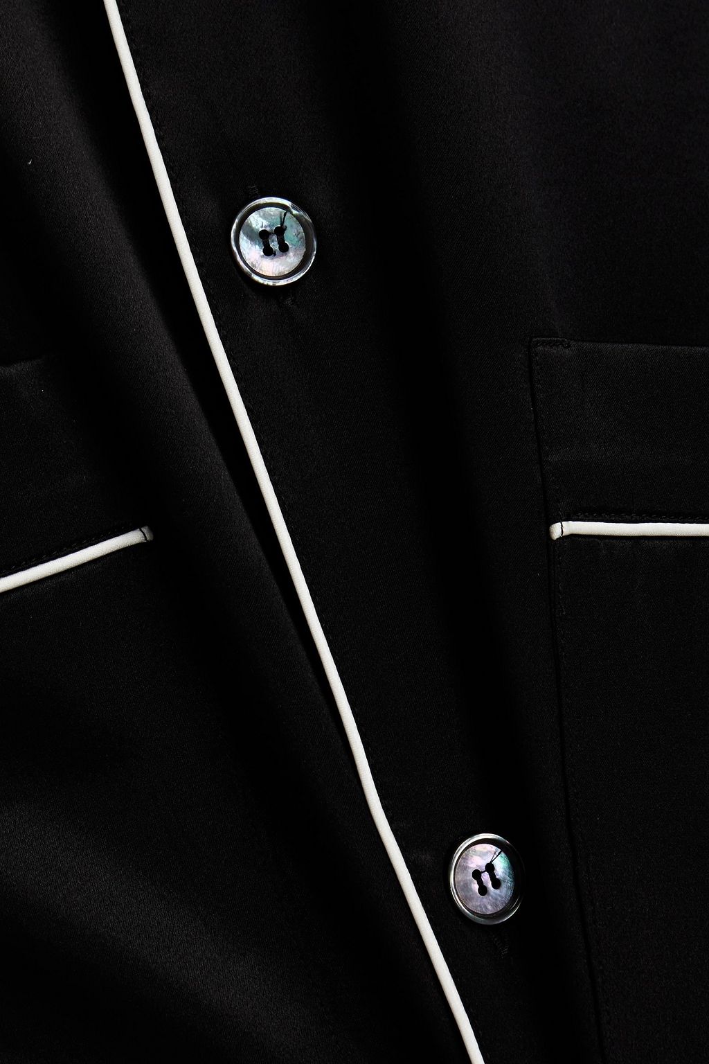 DOLCE & GABBANA Silk-satin pajama shirt