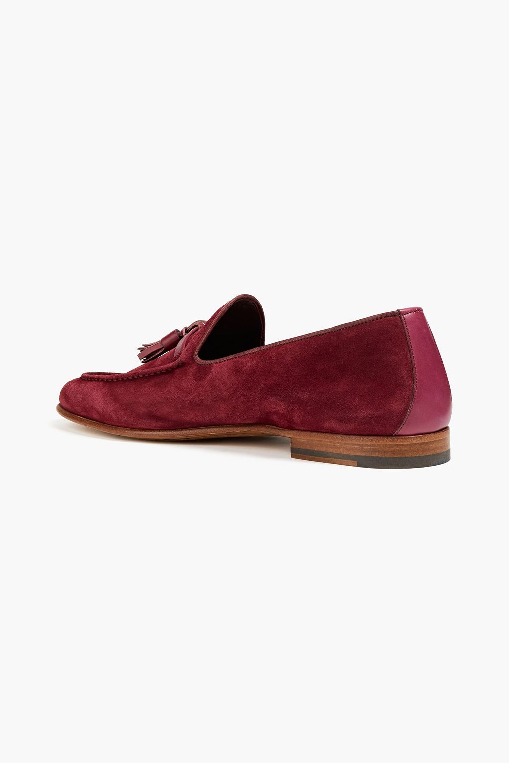 MALONE SOULIERS Alberto tasseled suede loafers