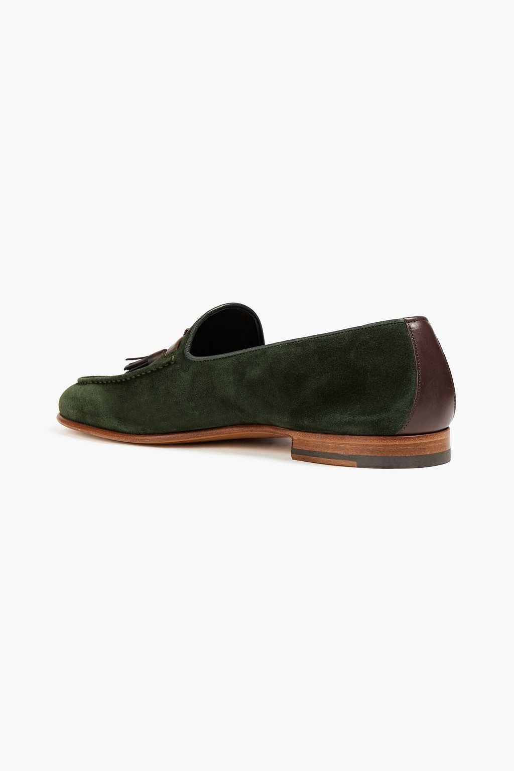 MALONE SOULIERS Alberto tasseled suede loafers