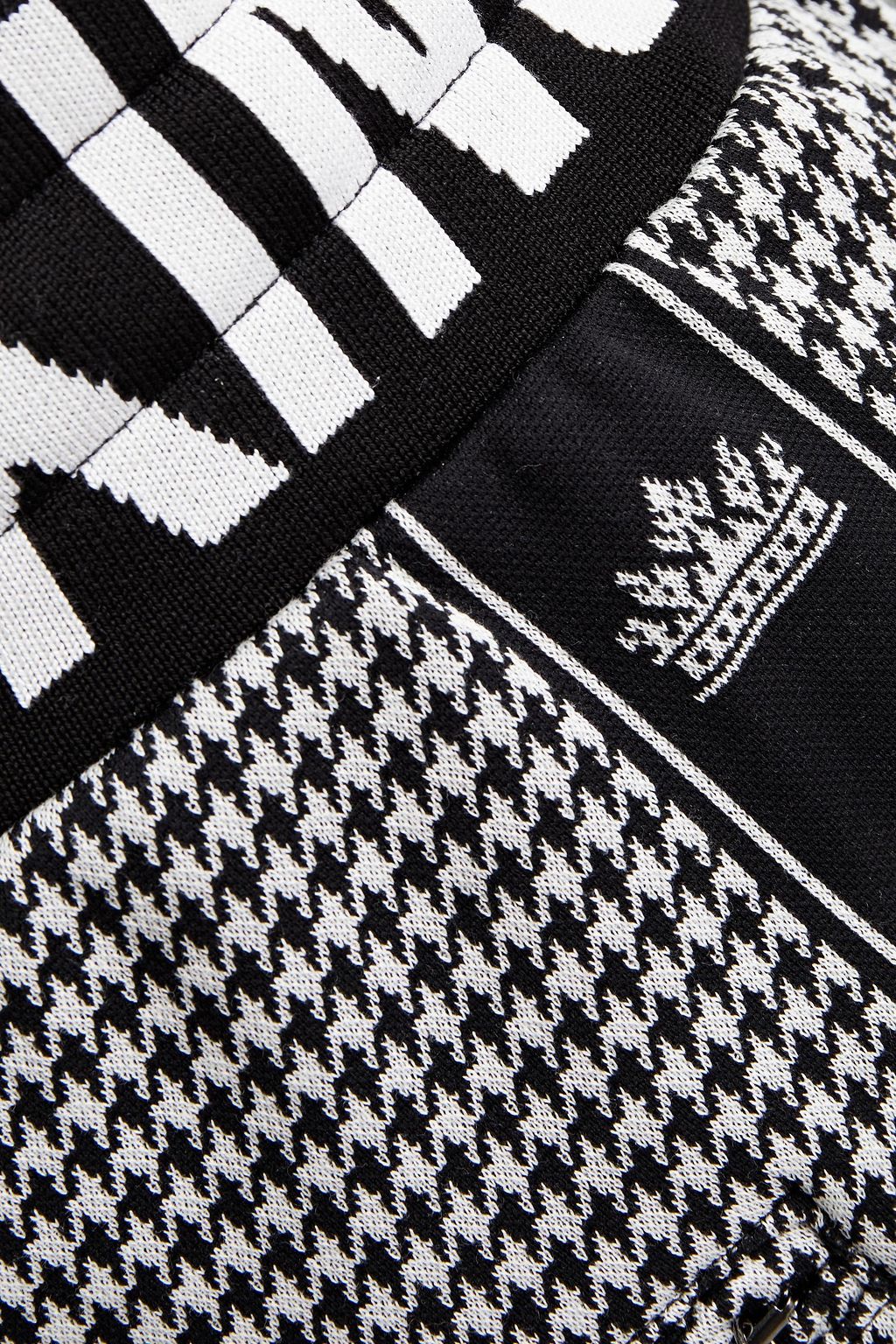 DOLCE&GABBANA Tapered houndstooth jacquard-knit pants