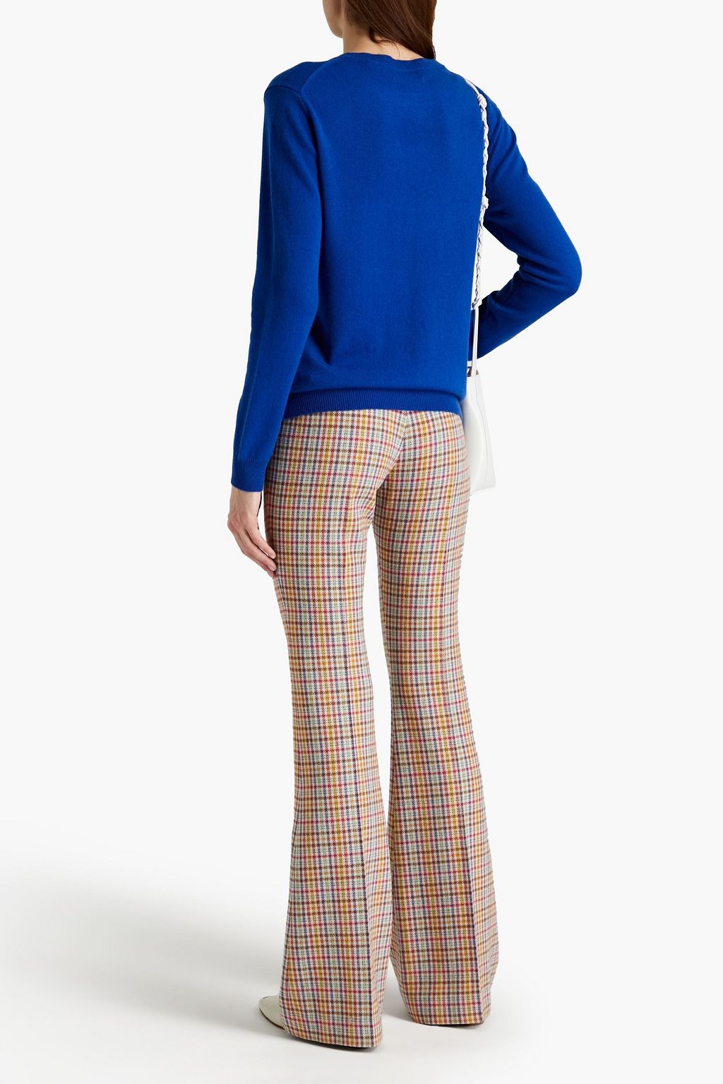 CHINTI & PARKER Intarsia wool and cashmere-blend sweater