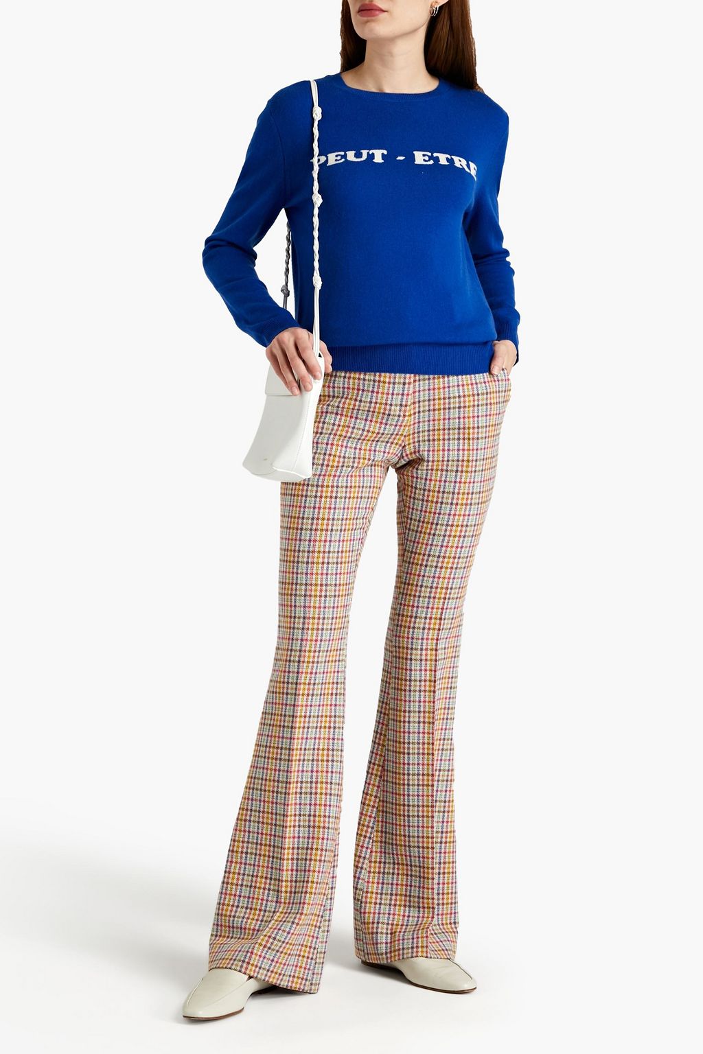 CHINTI & PARKER Intarsia wool and cashmere-blend sweater
