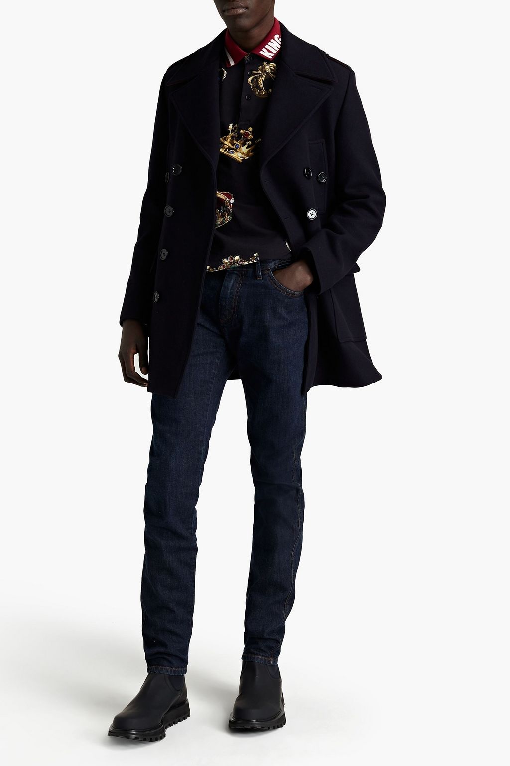 DOLCE & GABBANA Slim-fit denim jeans