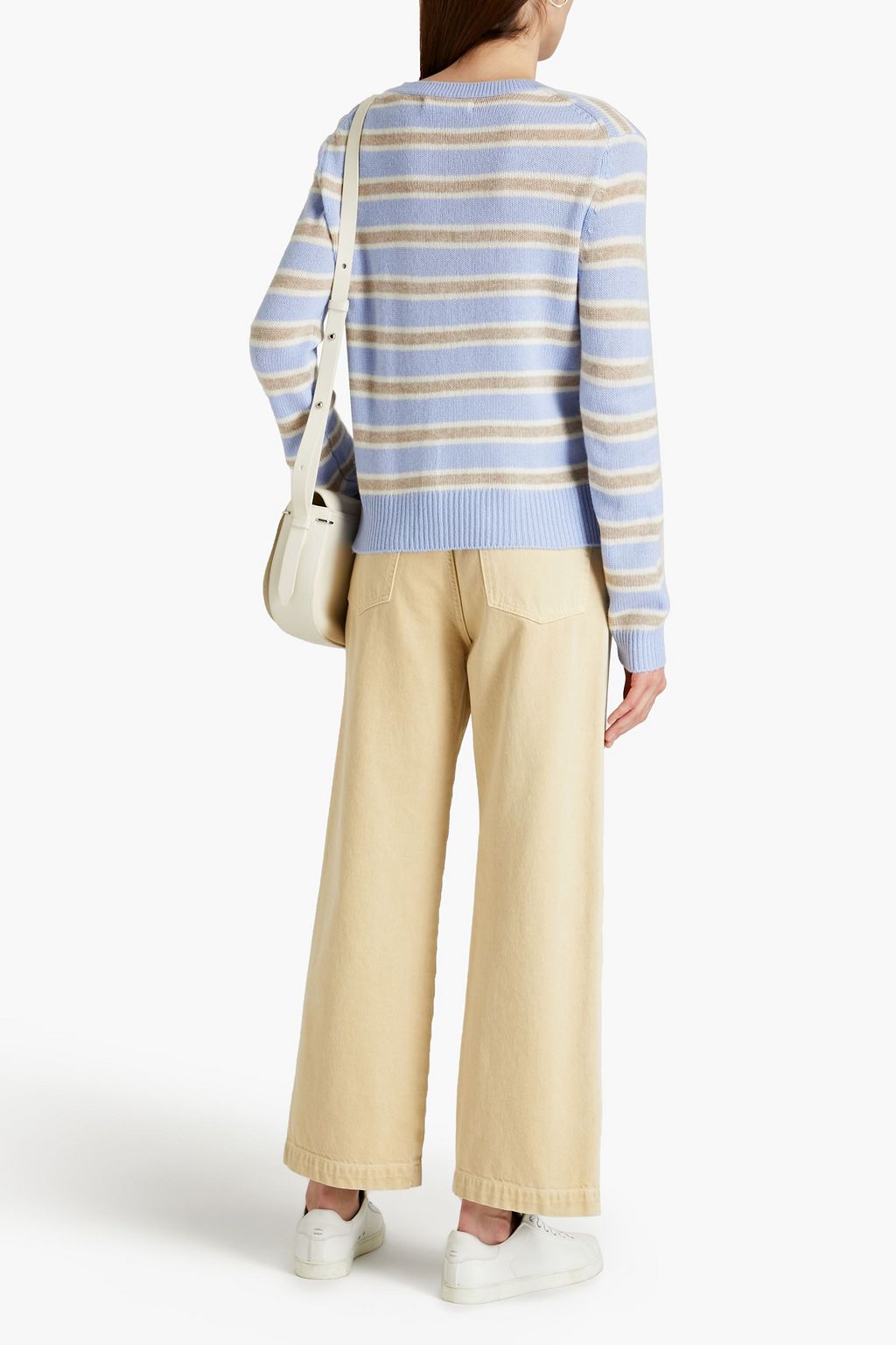 CHINTI & PARKER Striped wool and cashmere-blend sweater