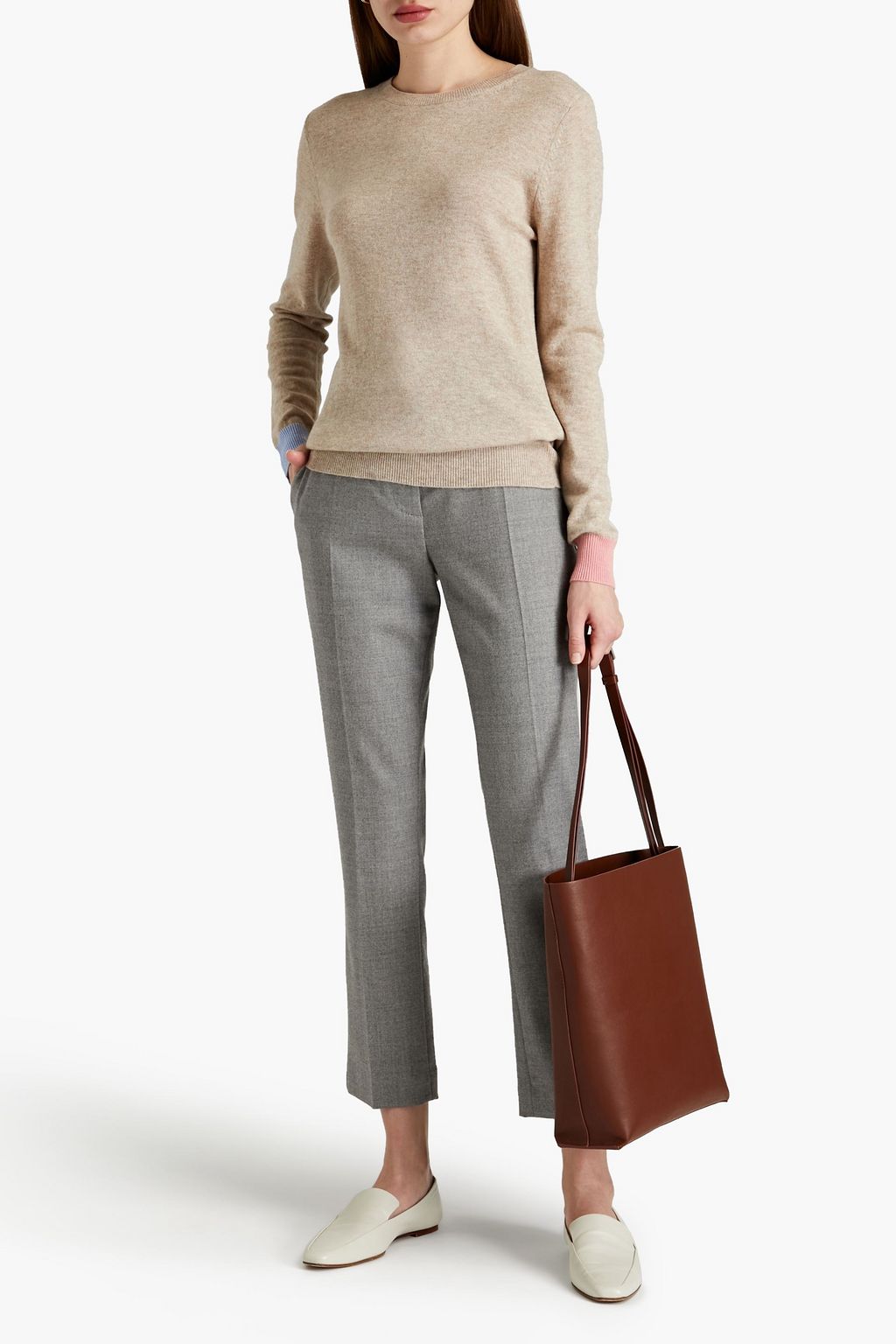 CHINTI & PARKER Wool and cashmere-blend sweater