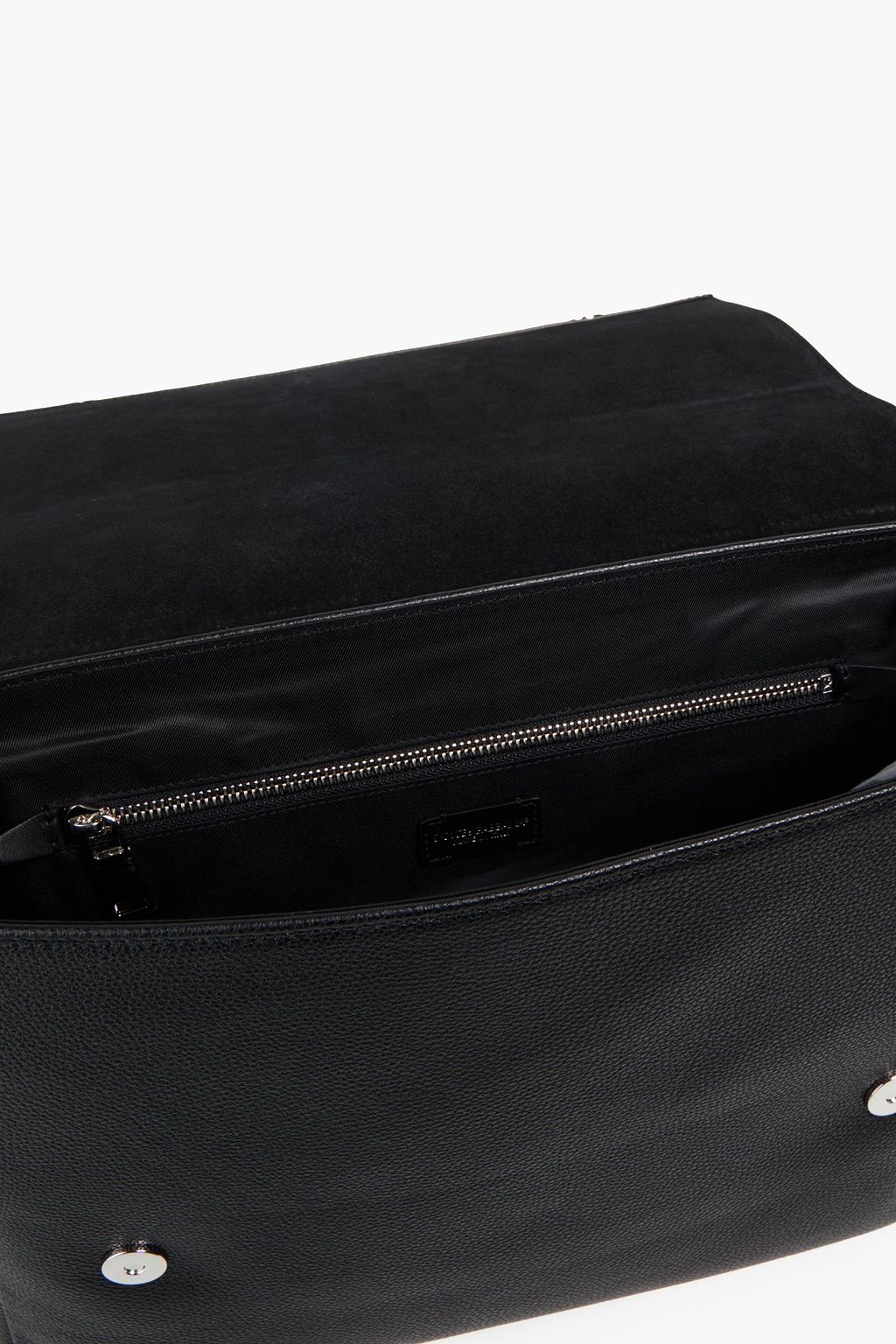 DOLCE&GABBANA Textured-leather messenger bag
