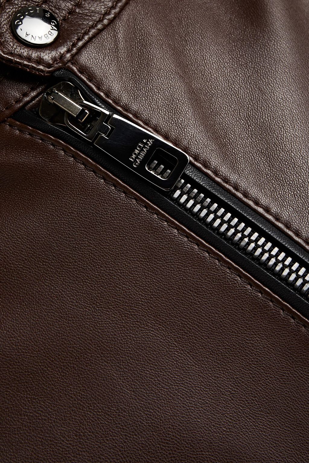 DOLCE&GABBANA Leather biker jacket