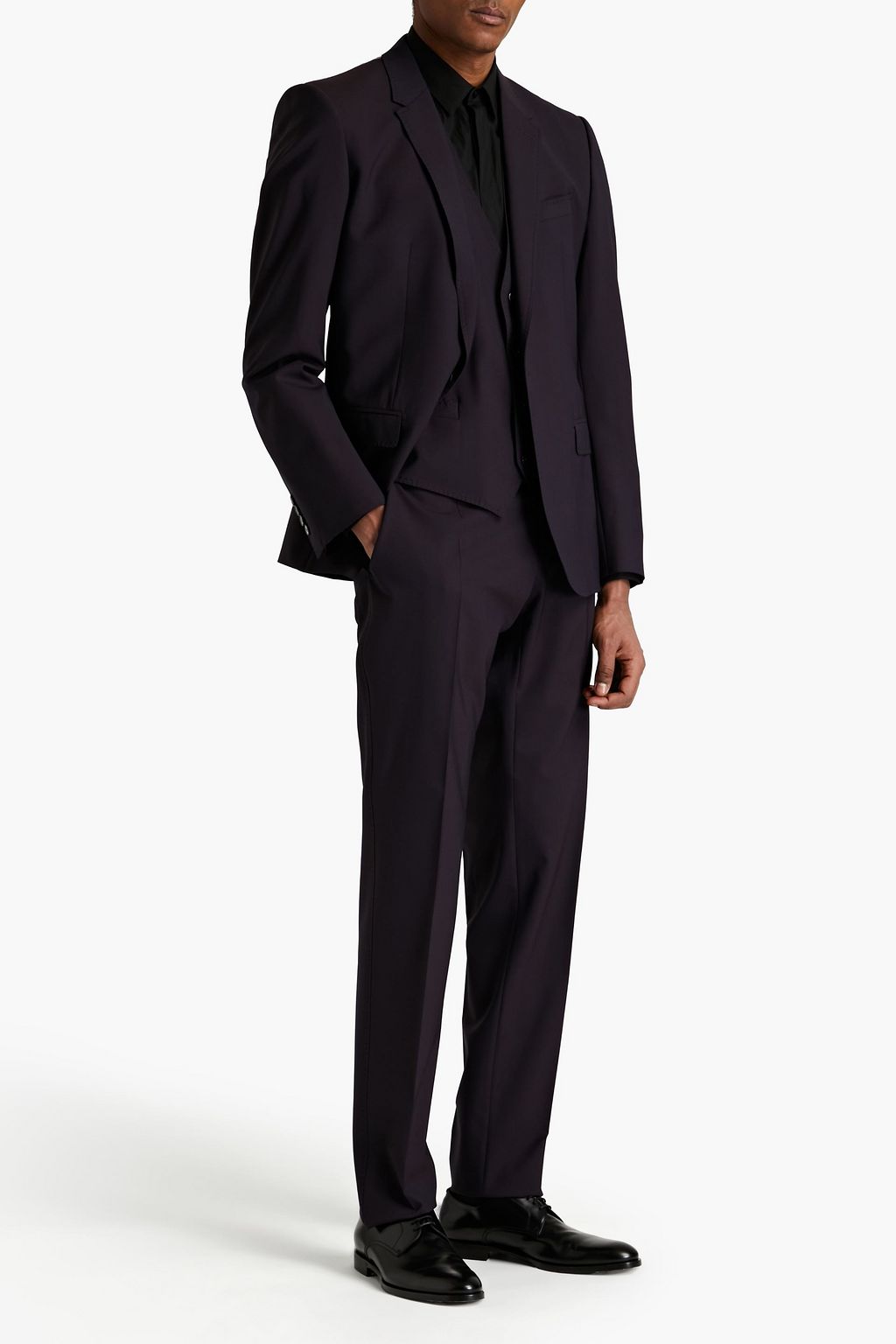 DOLCE&GABBANA Stretch-wool jacquard suit