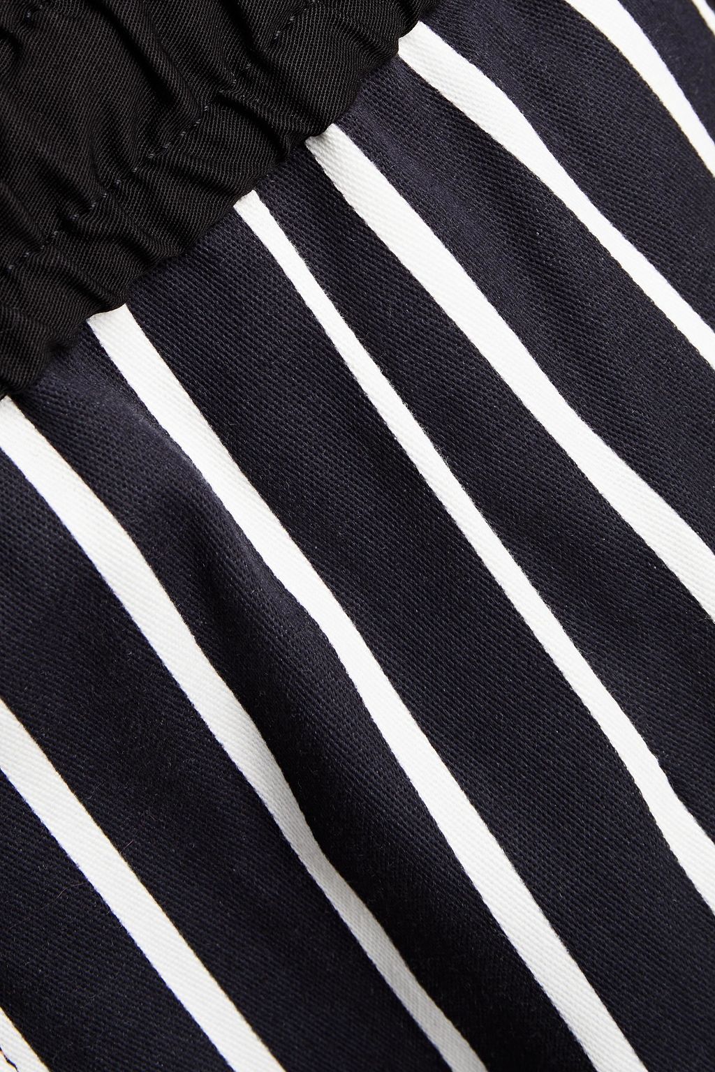 DOLCE & GABBANA Tapered striped stretch-cotton twill sweatpants