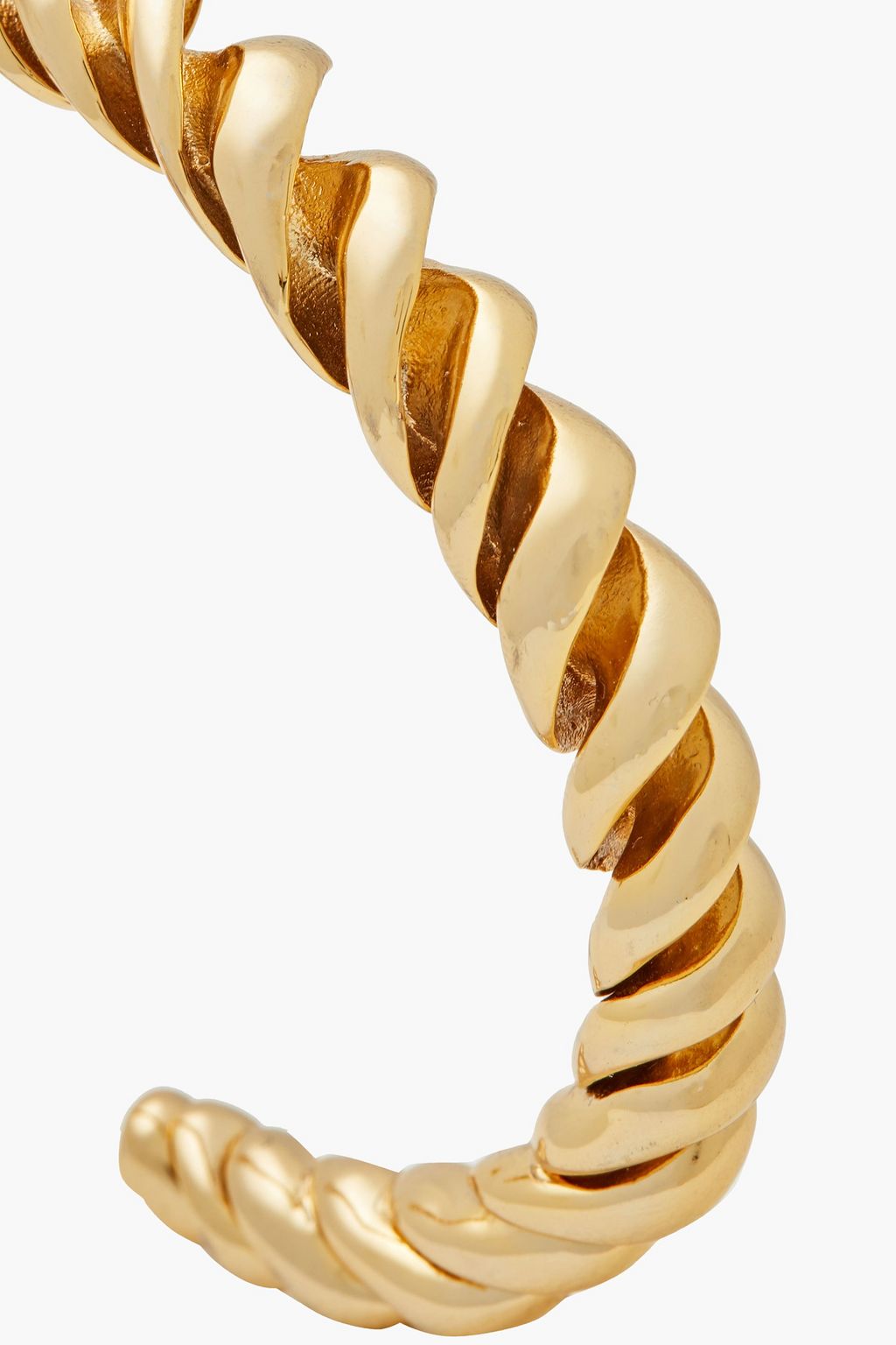 REJINA PYO Fusilli 24-karat gold-plated cuff