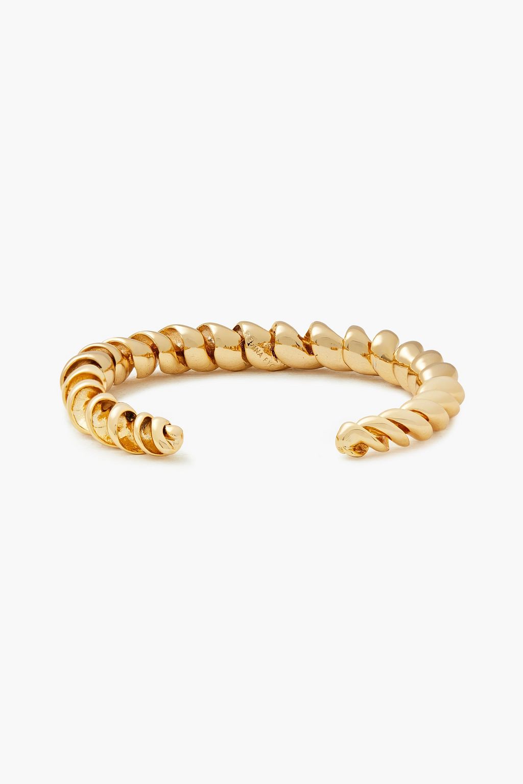 REJINA PYO Fusilli 24-karat gold-plated cuff