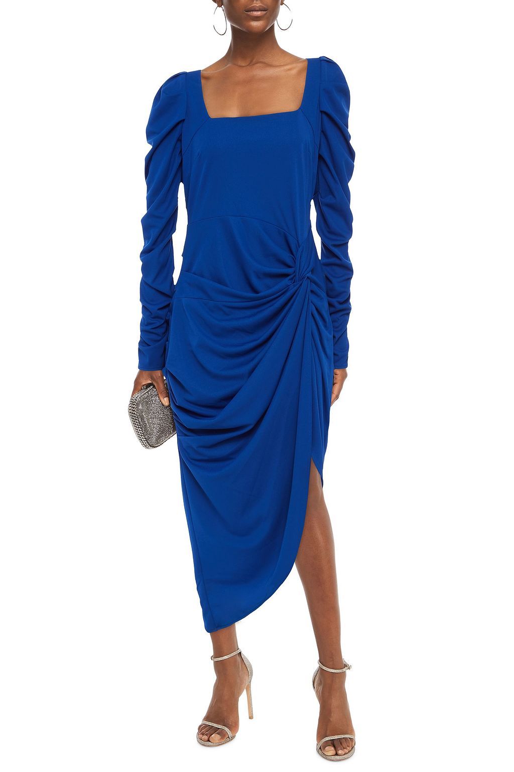 Cobalt blue Asymmetric twist-front 