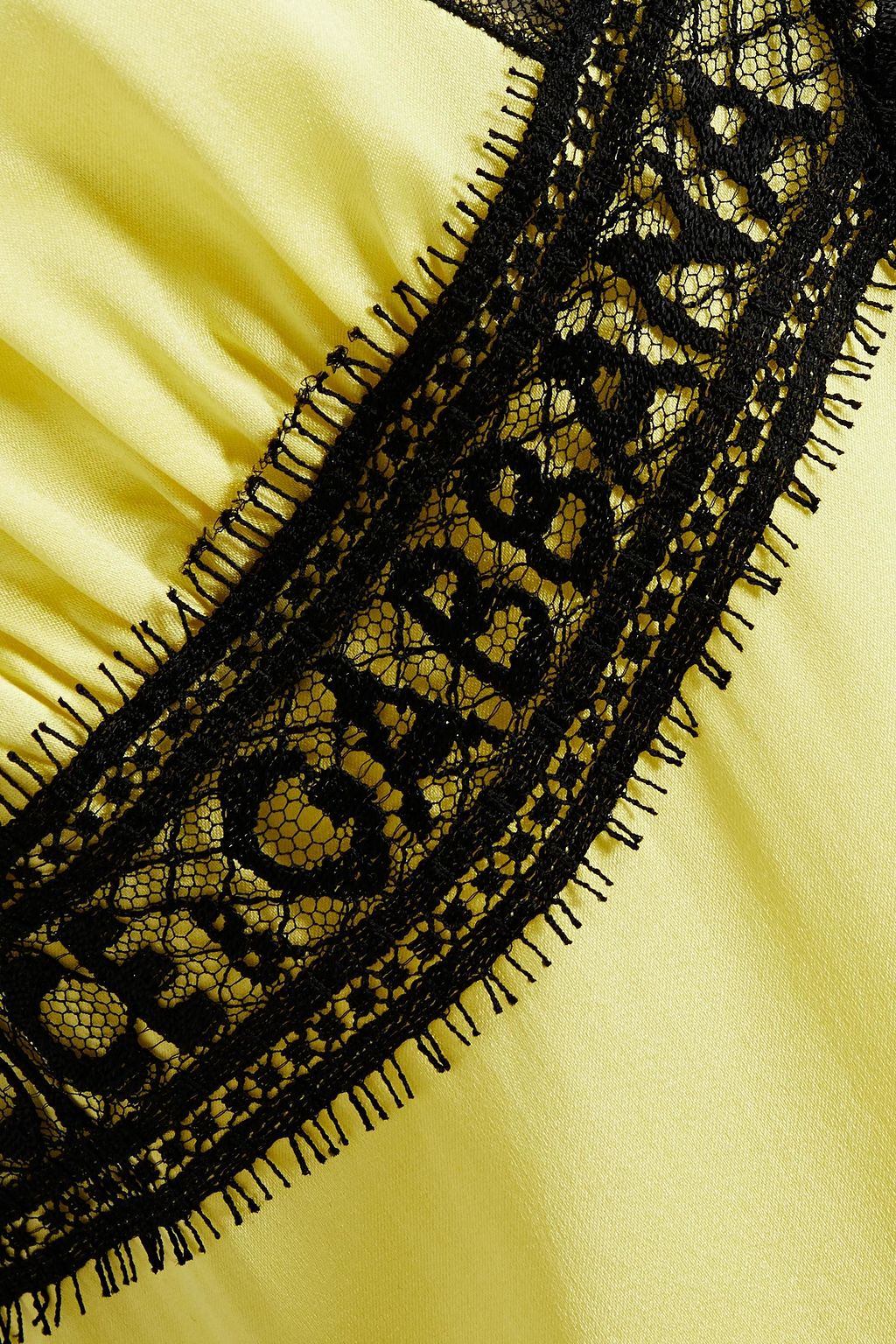 DOLCE&GABBANA Lace-trimmed silk-blend satin camisole